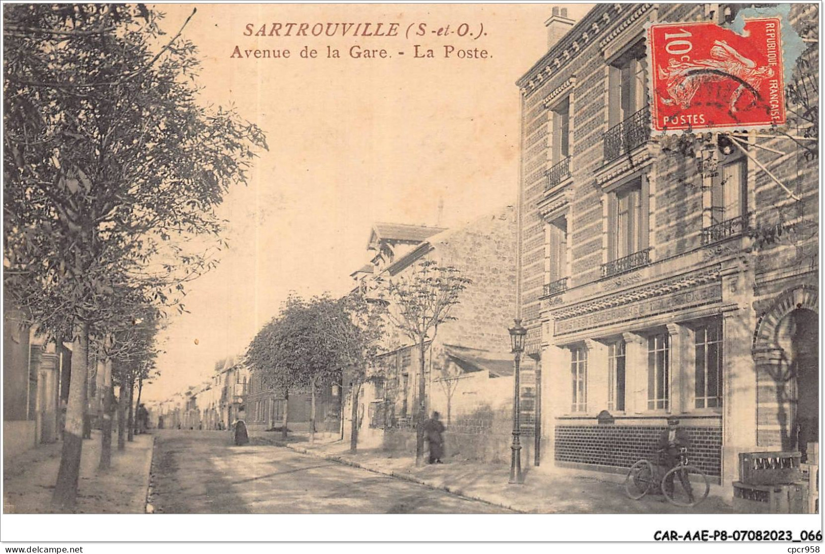 CAR-AAEP8-78-0760 - SARTROUVILLE - Avenue De La Gare - La Poste - Sartrouville