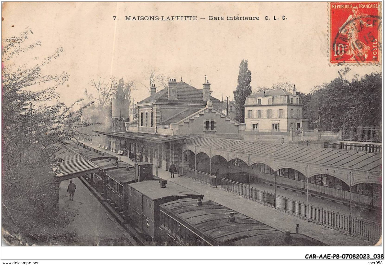 CAR-AAEP8-78-0746 - MAISONS-LAFFITE - Gare Interieure - Train - Carte Vendue En L'etat - Maisons-Laffitte