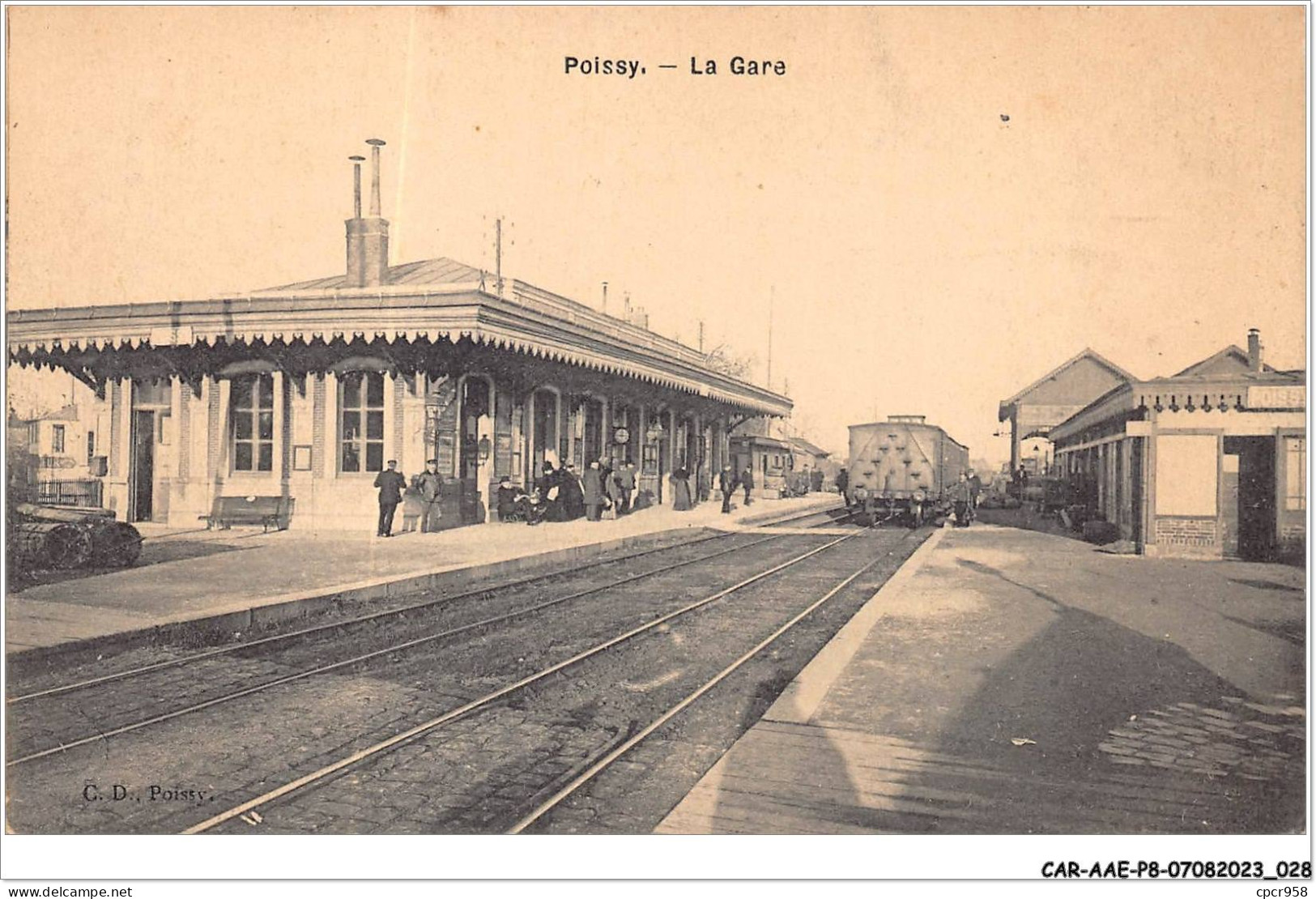 CAR-AAEP8-78-0741 - POISSY - La Gare - Train - Poissy