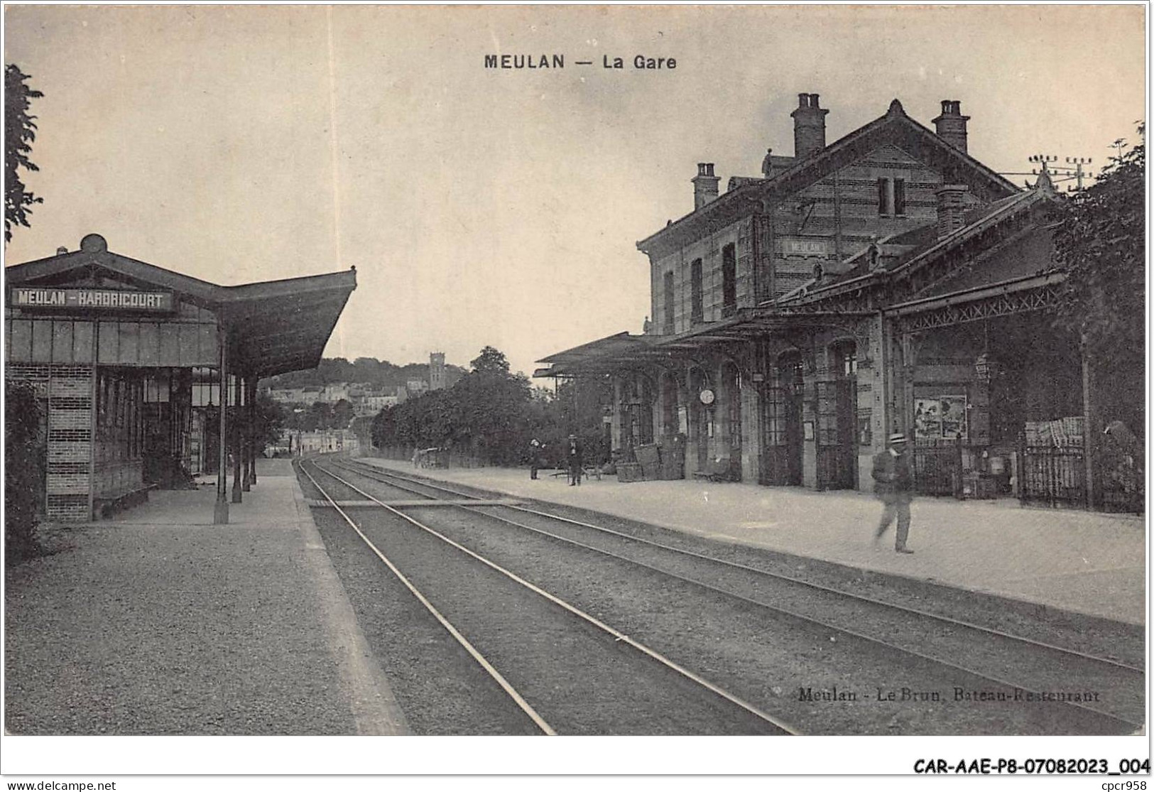 CAR-AAEP8-78-0729 - MEULAN - La Gare - Meulan