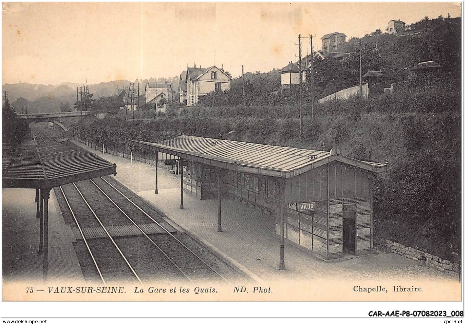 CAR-AAEP8-78-0731 - VAUX-SUR-SEINE - La Gare Et Les Quais - Vaux De Cernay