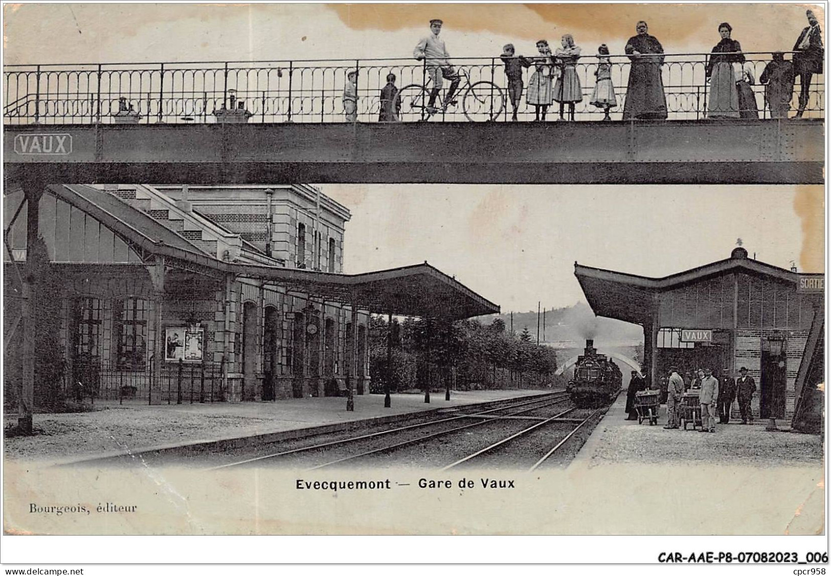 CAR-AAEP8-78-0730 - EVACQUEMENT - Gare De VAUX - Train - Vaux De Cernay