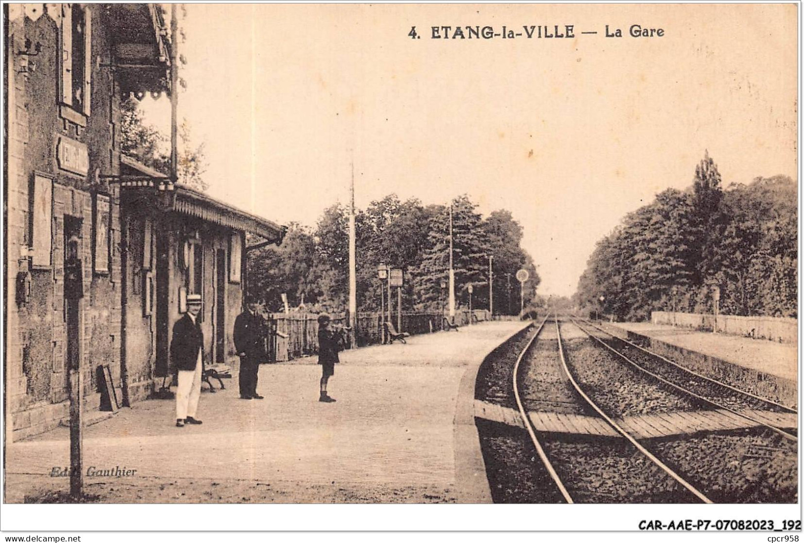 CAR-AAEP7-78-0717 - ETANG-LA-VILLE -  La Gare - Autres & Non Classés