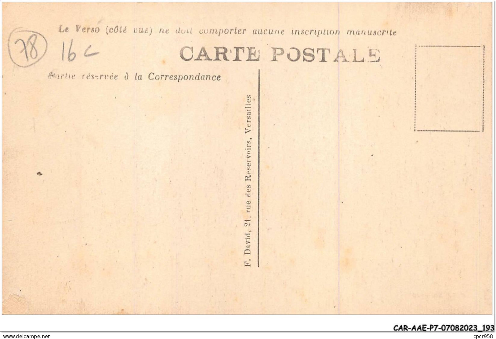 CAR-AAEP7-78-0717 - ETANG-LA-VILLE -  La Gare - Other & Unclassified