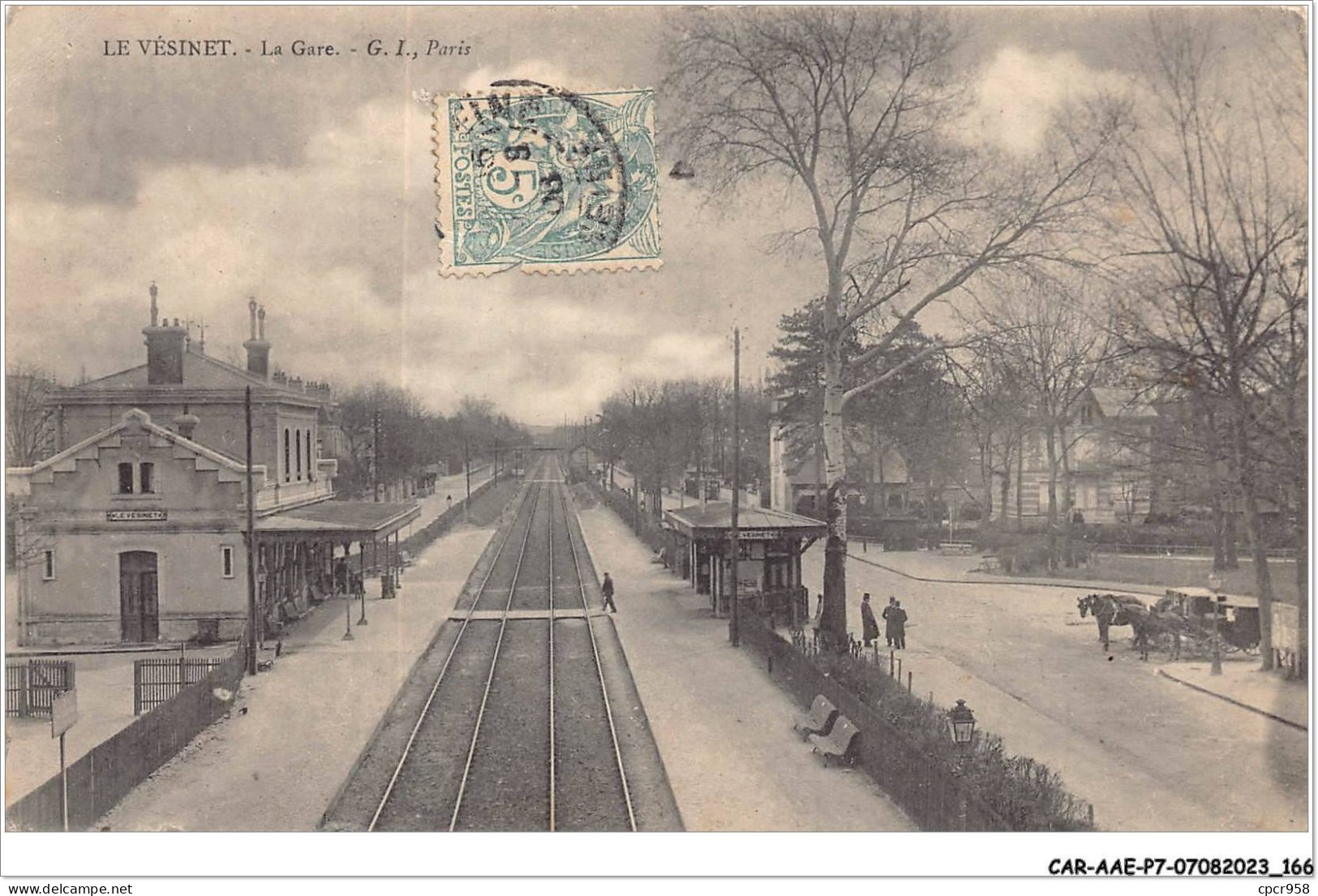 CAR-AAEP7-78-0704 - LE VESINET - La Gare - Autres & Non Classés