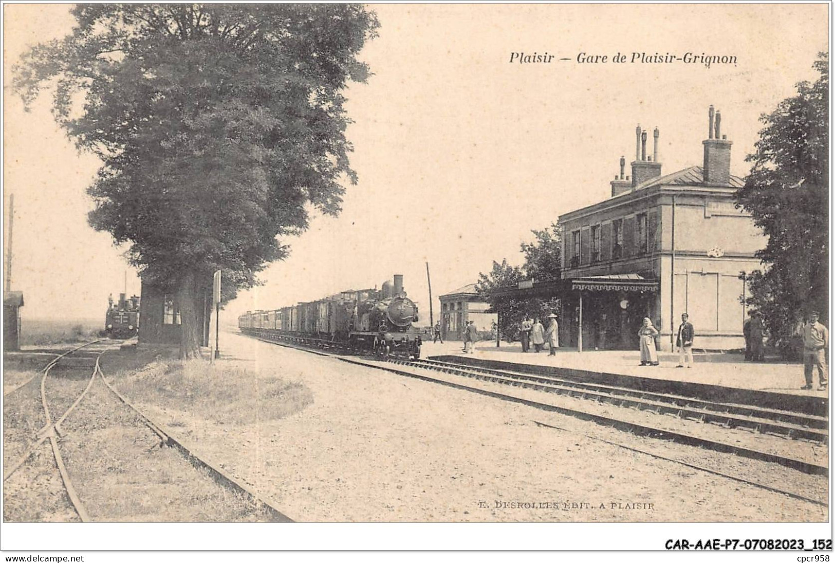 CAR-AAEP7-78-0697 - PLAISIR - Gare De Plaisir-grignon - Train - Plaisir