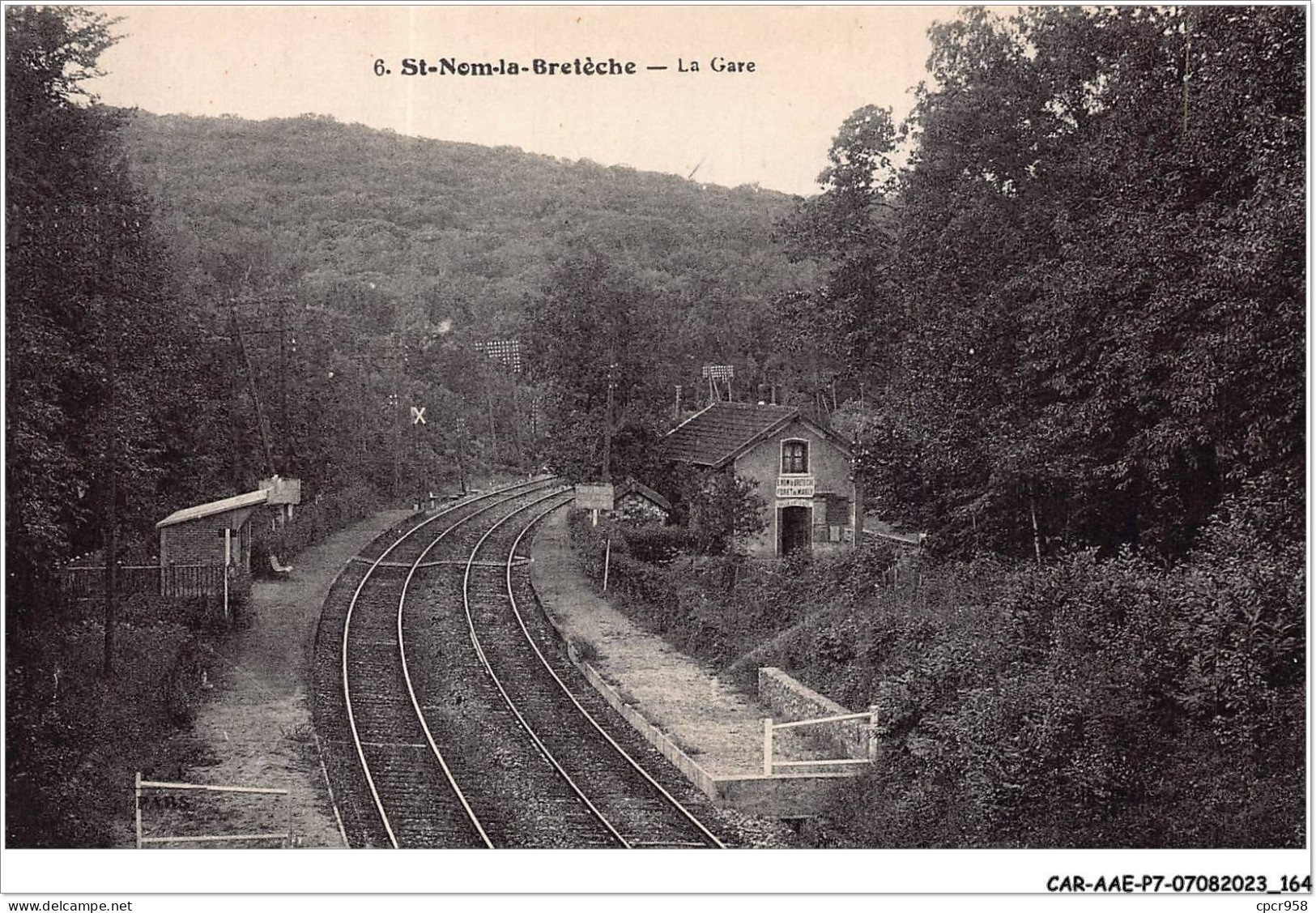 CAR-AAEP7-78-0703 - ST-NOM-LA-BRETECHE - La Gare - St. Nom La Breteche