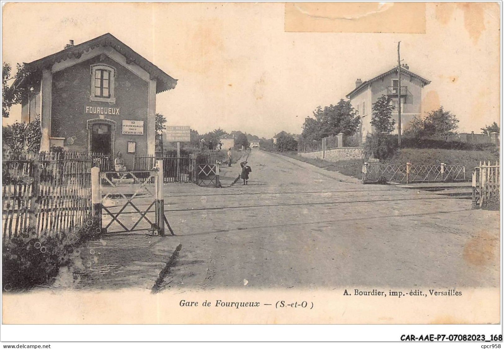 CAR-AAEP7-78-0705 - Gare De FOURQUEUX - Carte Vendue En L'etat - Other & Unclassified