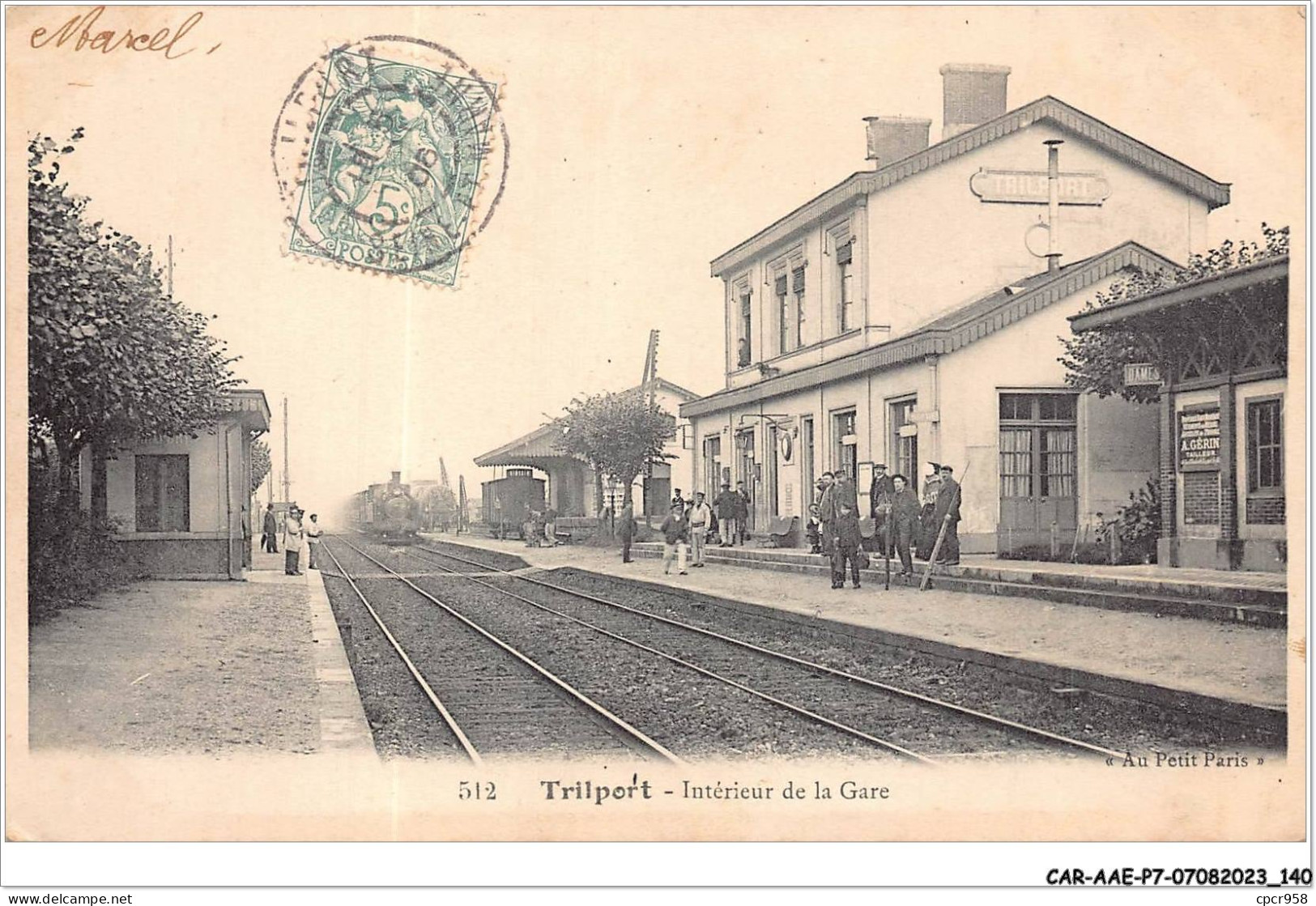 CAR-AAEP7-77-0691 - TRILPORT - Interieur De La Gare - Train - Autres & Non Classés