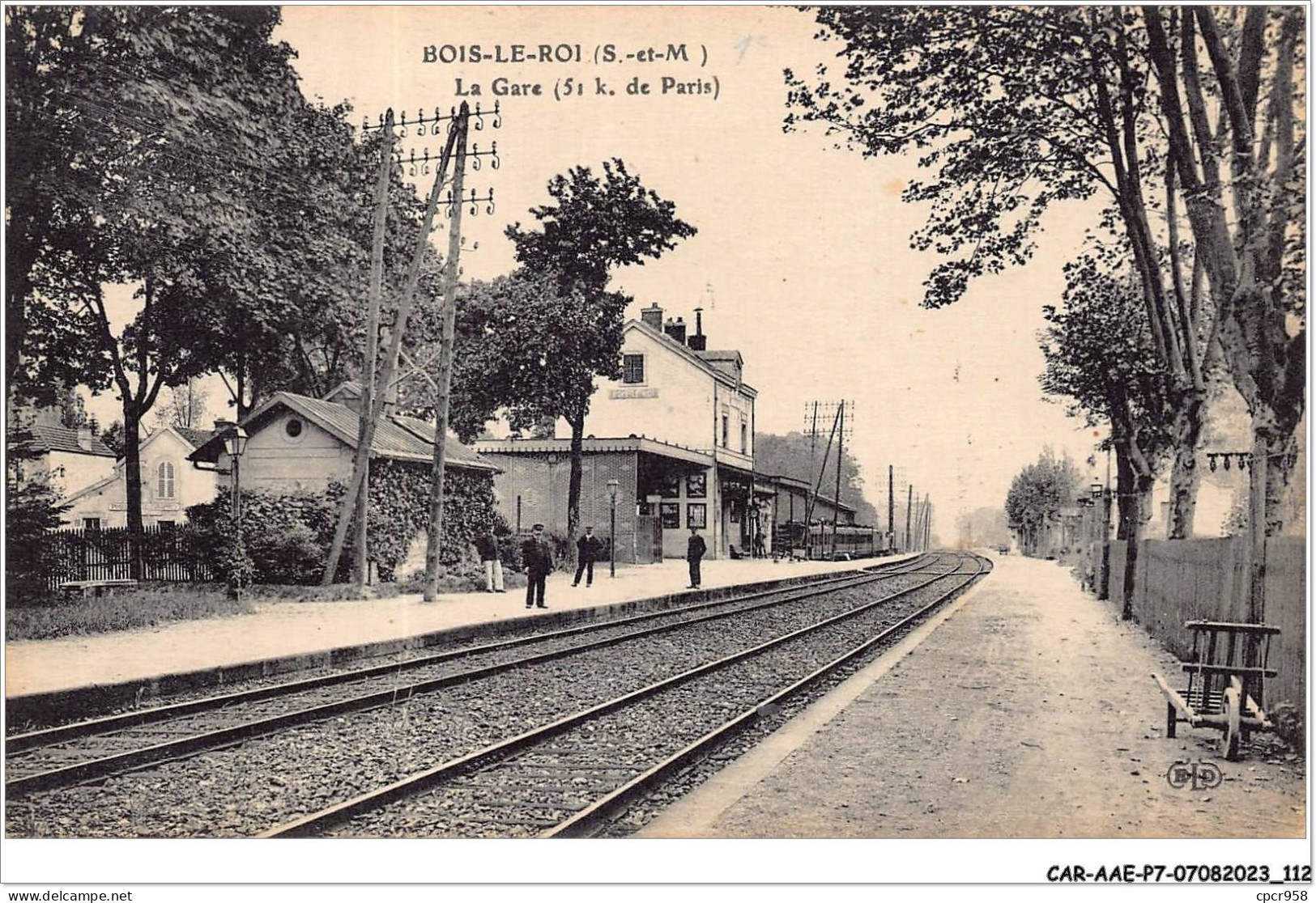 CAR-AAEP7-77-0677 - BOIS-LE-ROI -  La Gare  - Bois Le Roi