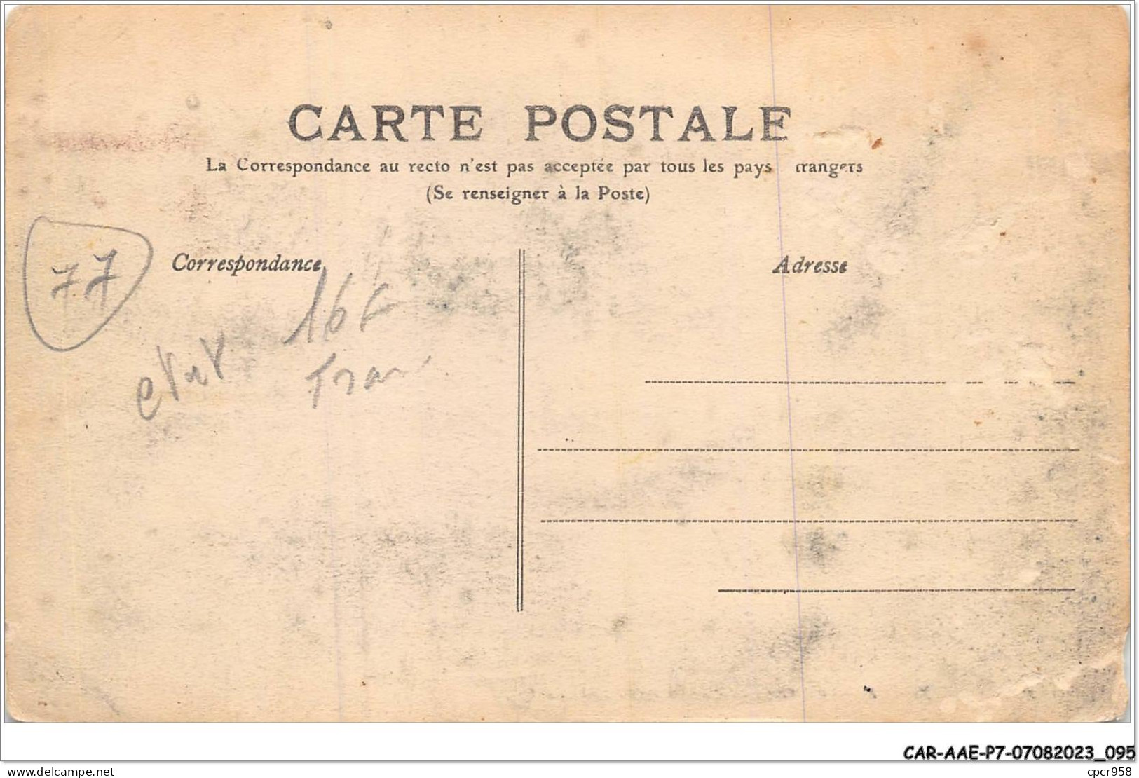 CAR-AAEP7-77-0668 - CHANGIS -  La Gare - Train - Carte Vendue En L'etat - Autres & Non Classés