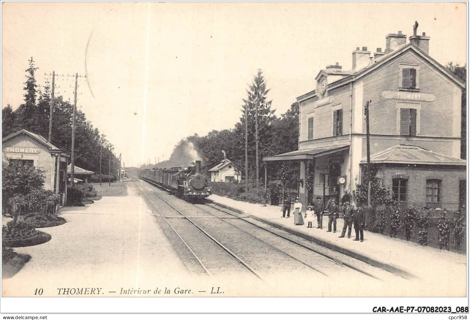 CAR-AAEP7-77-0665 - THOMERY - Interieur De La Gare - Train - Autres & Non Classés