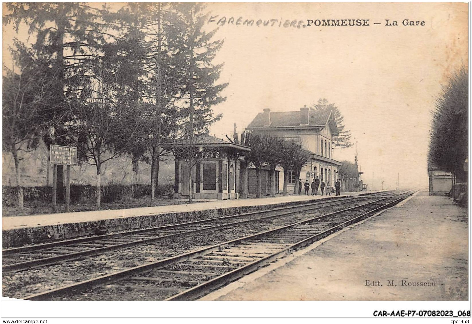 CAR-AAEP7-77-0655 - POMMEUSE - La Gare - Sonstige & Ohne Zuordnung