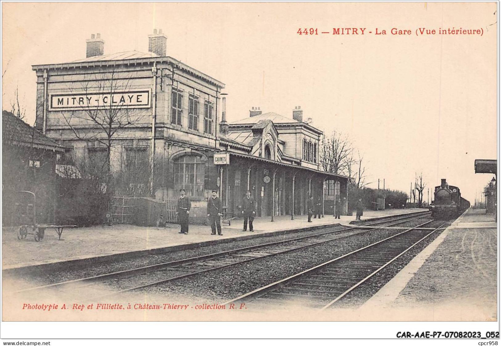 CAR-AAEP7-77-0647 - MITRY - La Gare - Train - Mitry Mory