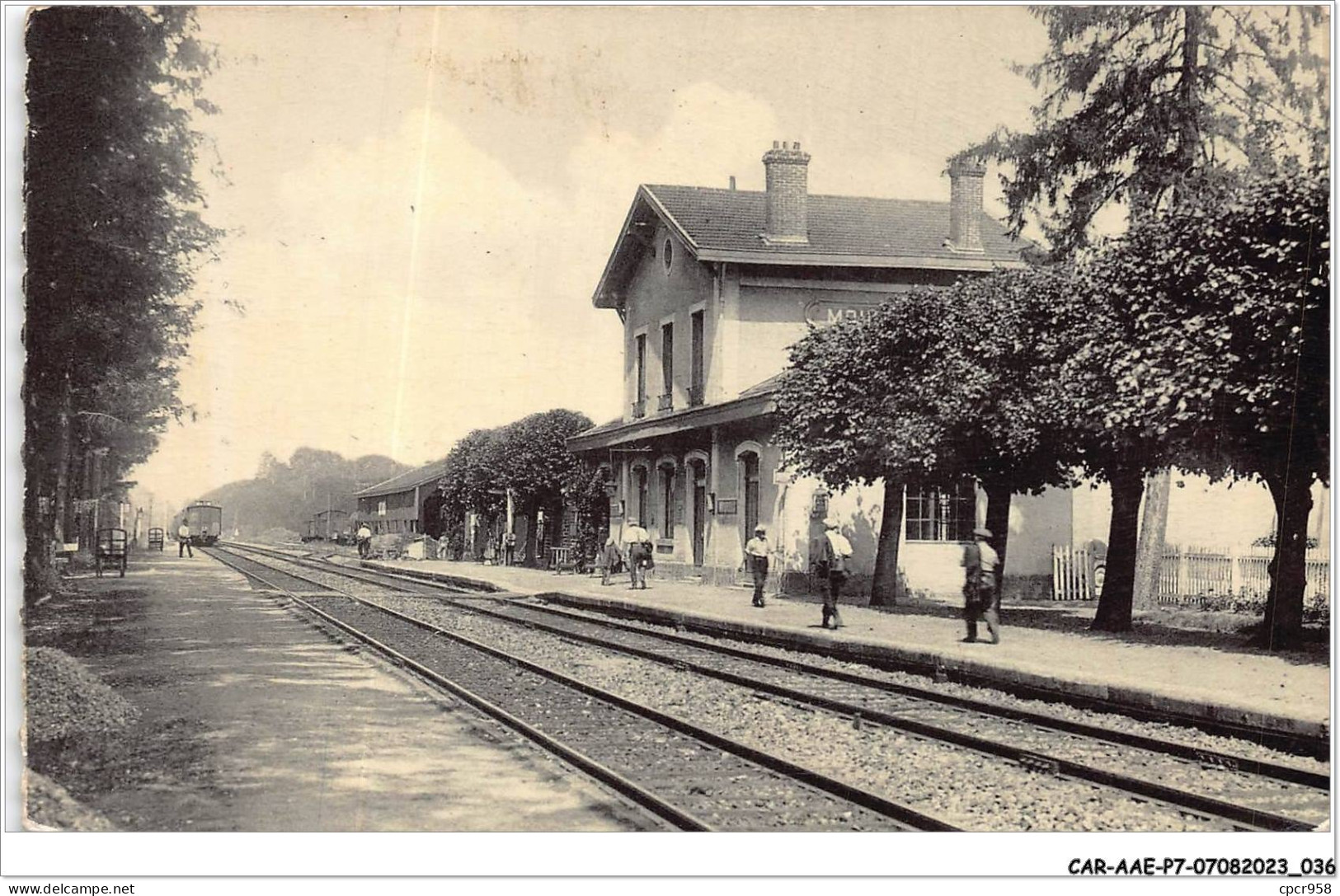 CAR-AAEP7-77-0639 - MOUROUX - La Gare - Autres & Non Classés