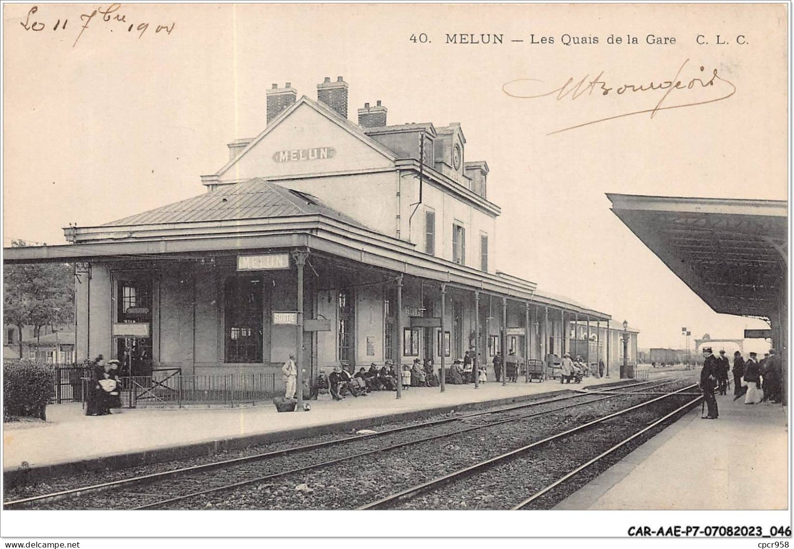 CAR-AAEP7-77-0644 - MELUN - Les Quais De La Gare - Melun