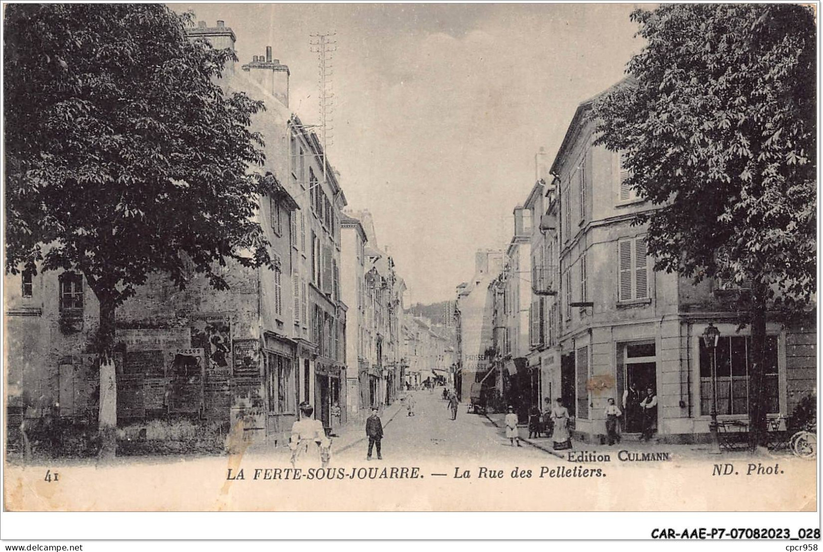 CAR-AAEP7-77-0635 - LA FERTE-SOUS-JOUARRE - La Rue Des Pelltiers - La Ferte Sous Jouarre