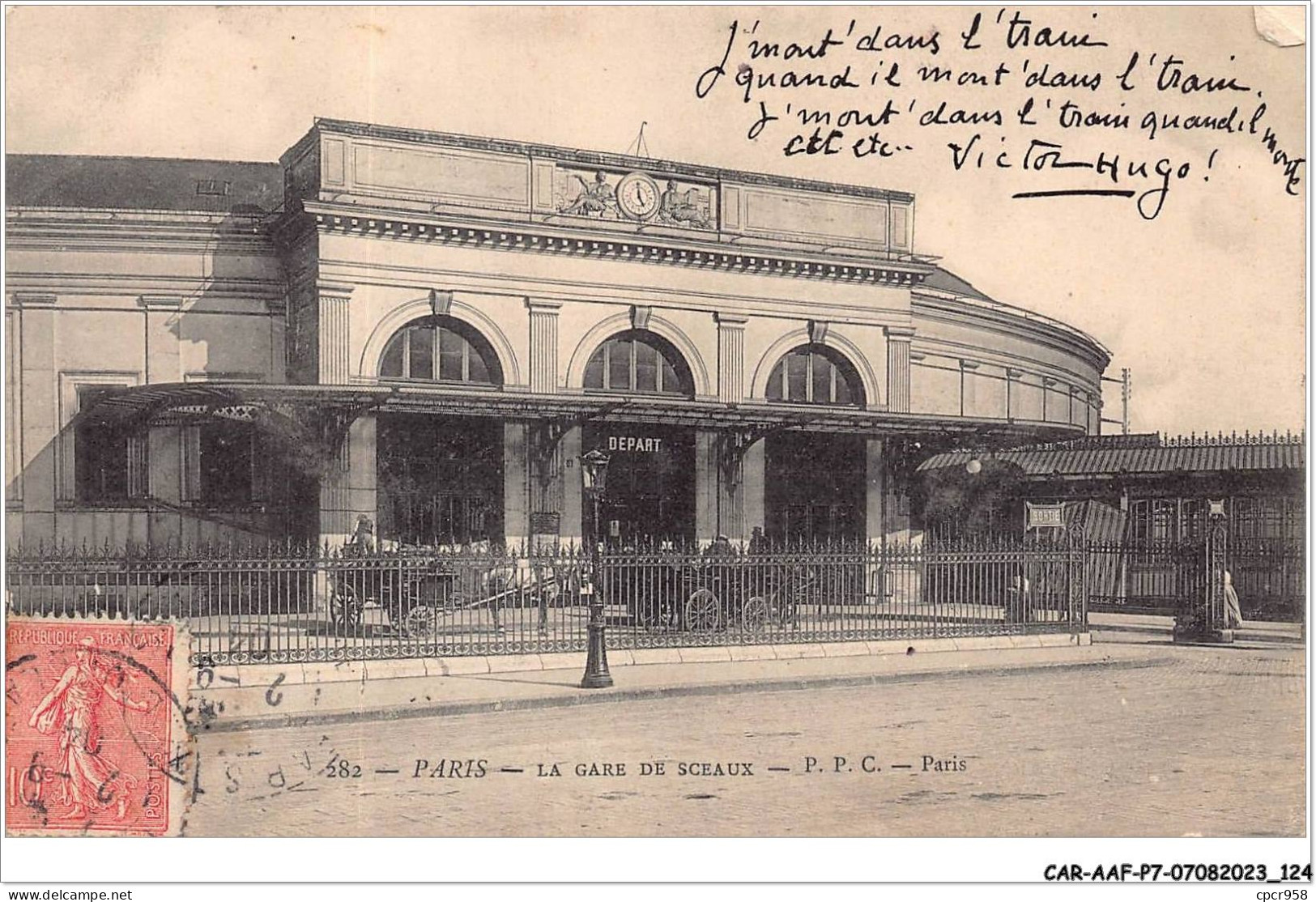 CAR-AAFP7-75-0619 - PARIS - La Gare De Sceaux - Public Transport (surface)