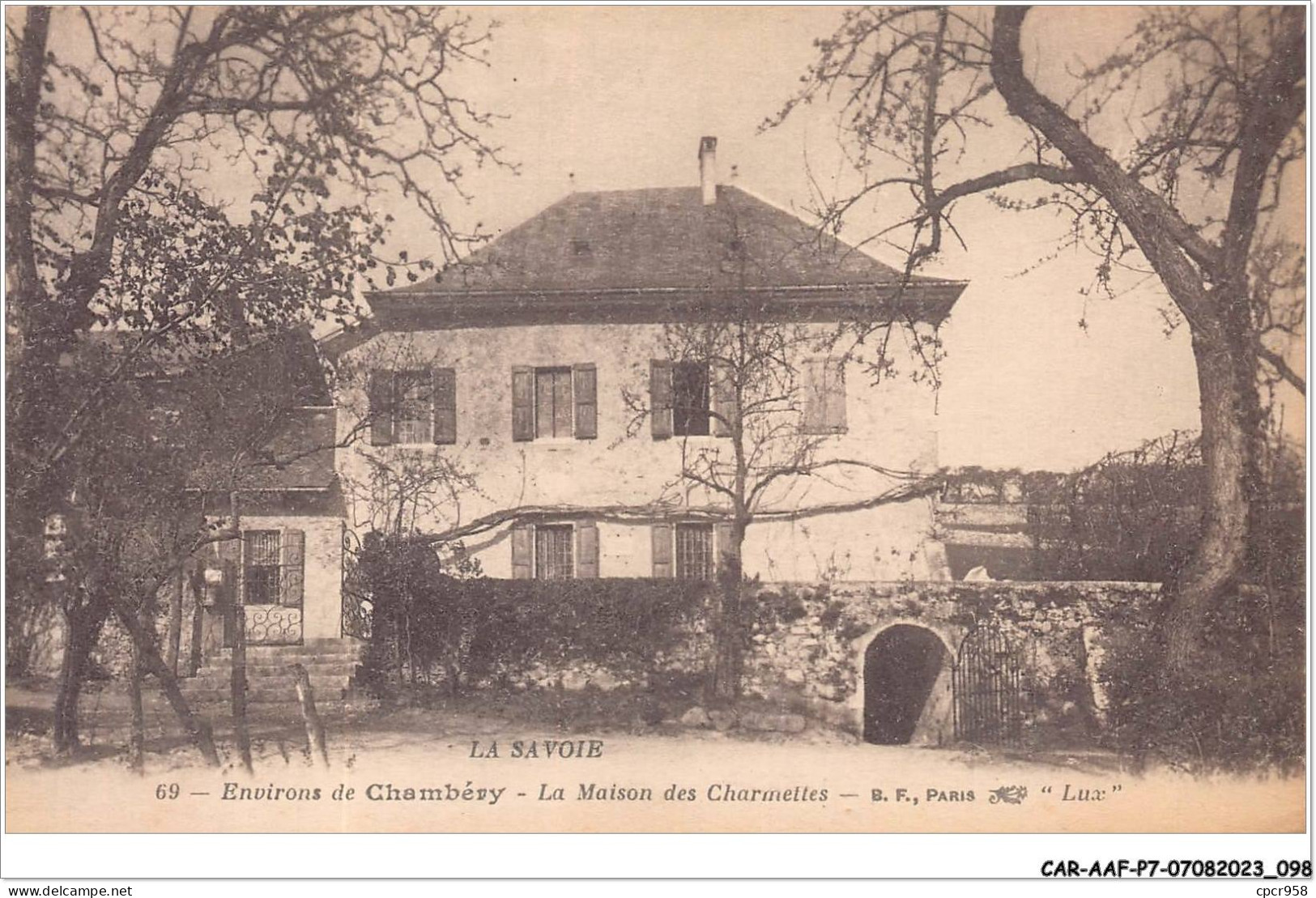 CAR-AAFP7-73-0606 - Environs De CHAMBERY - La Maison Des Charmettes - Chambery