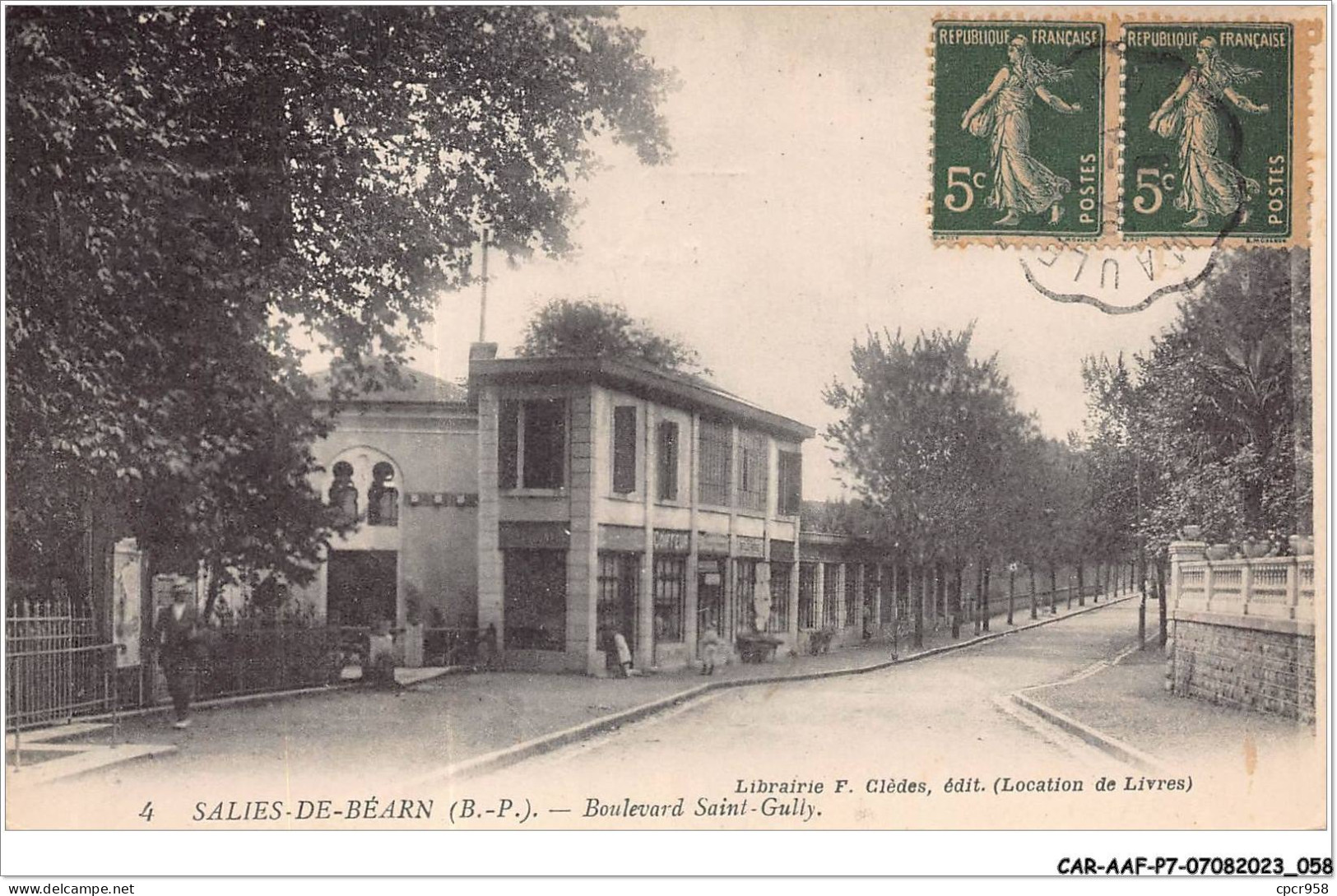 CAR-AAFP7-64-0586 - SALIES-DE-BEARN - Boulevard Saint-gully - Salies De Bearn