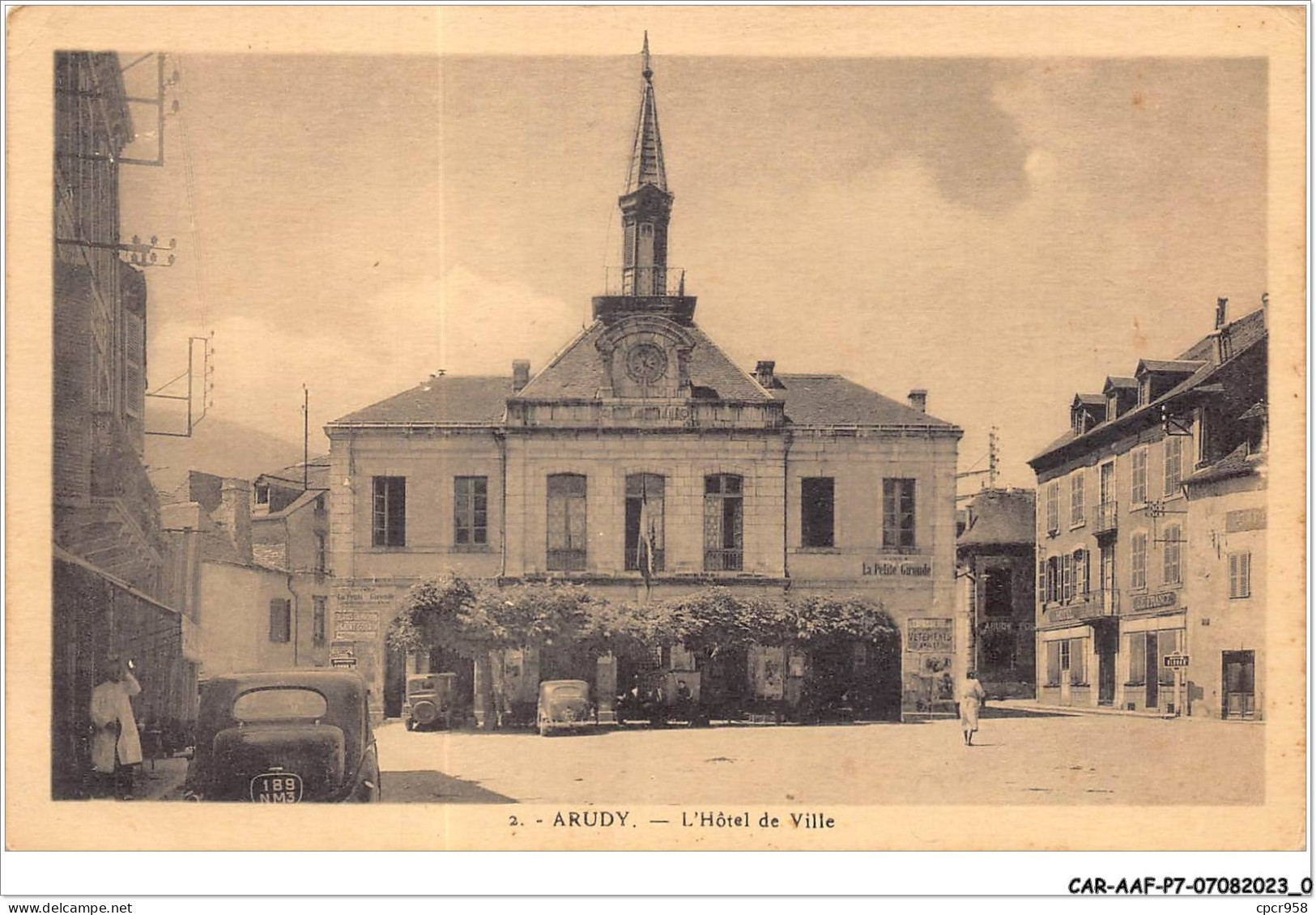 CAR-AAFP7-64-0557 - ARUDY - L'hôtel De Ville - Arudy