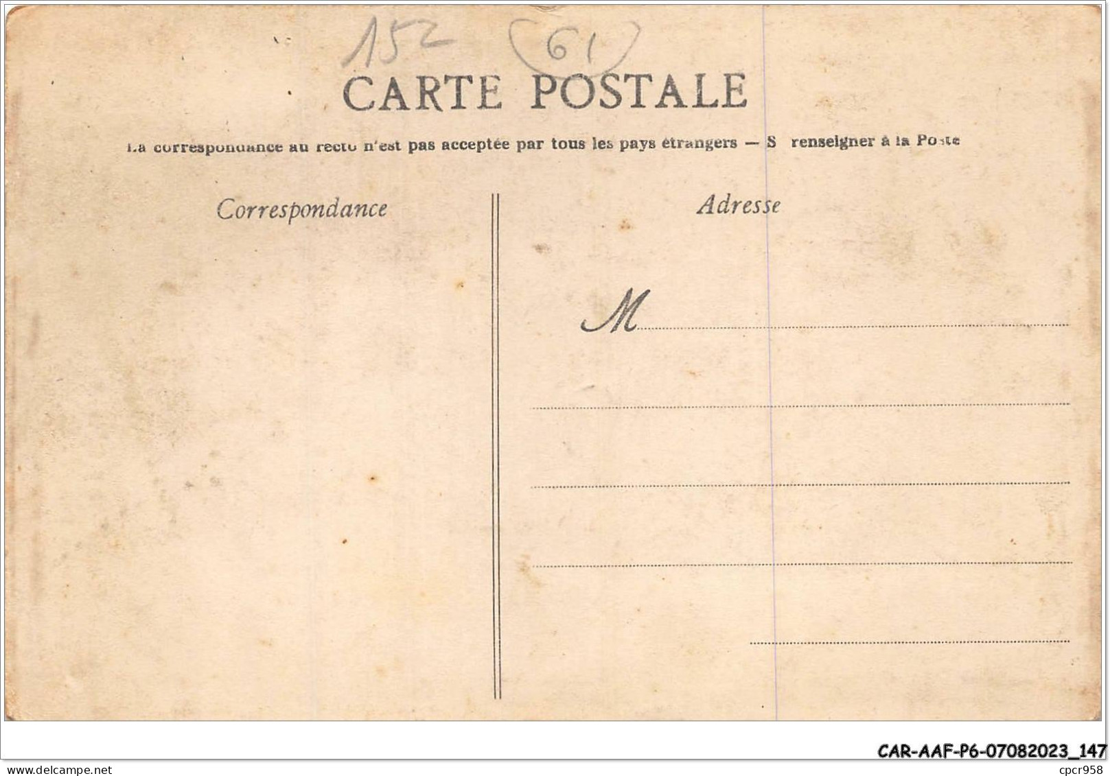 CAR-AAFP6-61-0532 - Une Personnalité Flérienne - Mossieu Polyte - Other & Unclassified