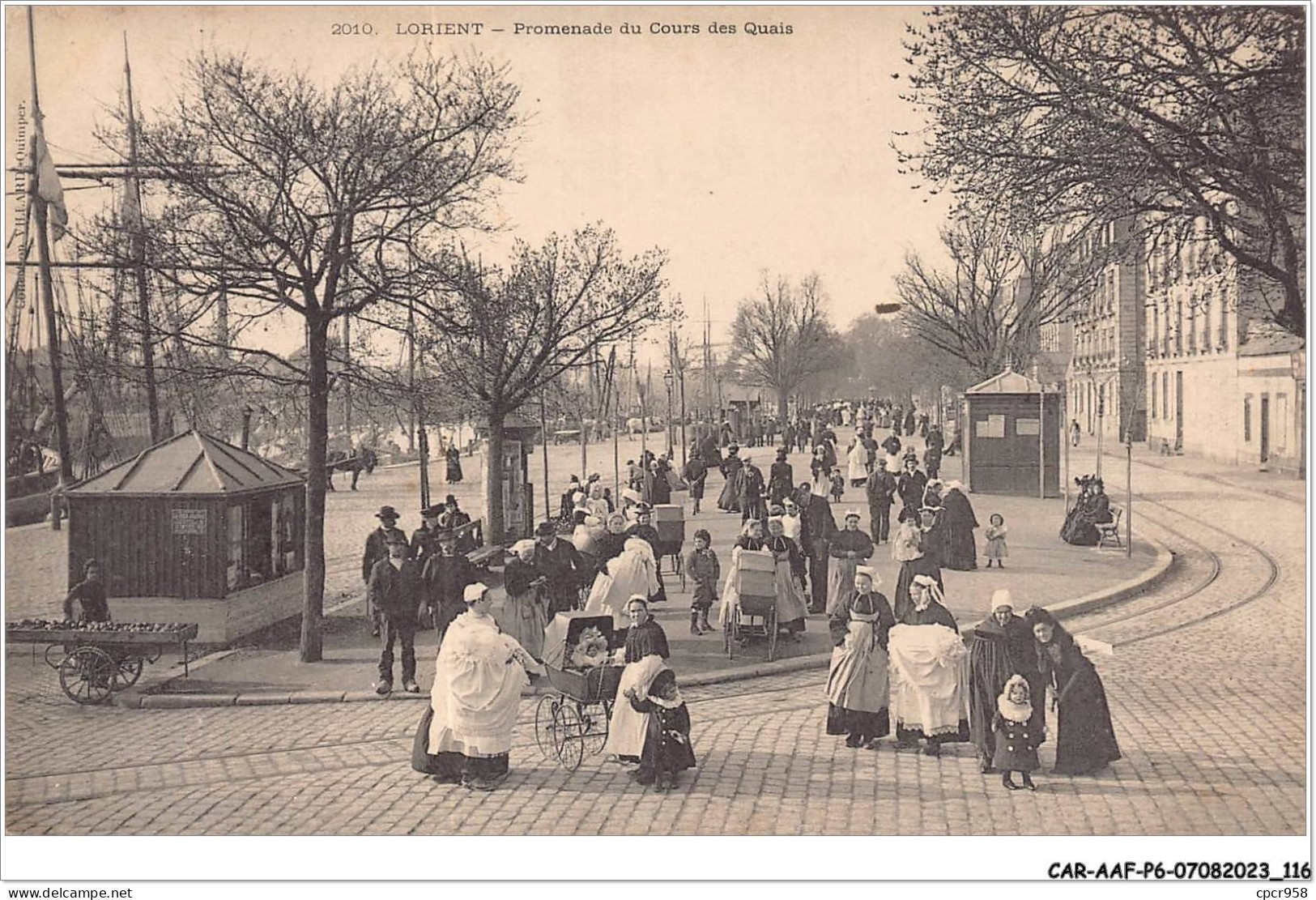 CAR-AAFP6-56-0517 - LORIENT - Promenade Du Cours Des Quais - Lorient