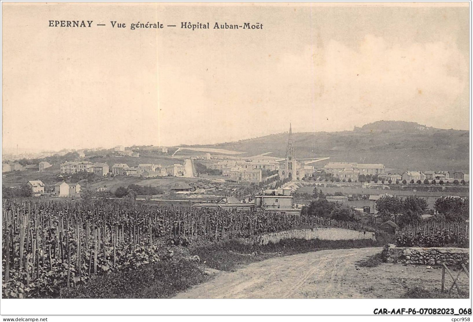 CAR-AAFP6-51-0493 - EPERNAY - Vue Générale - Hôpital Auban-moet - Epernay