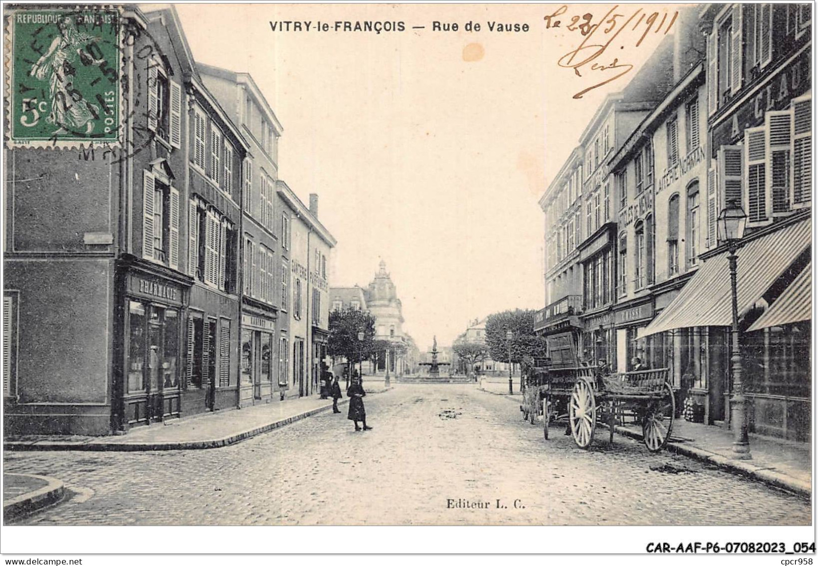 CAR-AAFP6-51-0486 - VITRY-LE-FRANCOIS - Rue De Vause - Pharmacie - Vitry-le-François