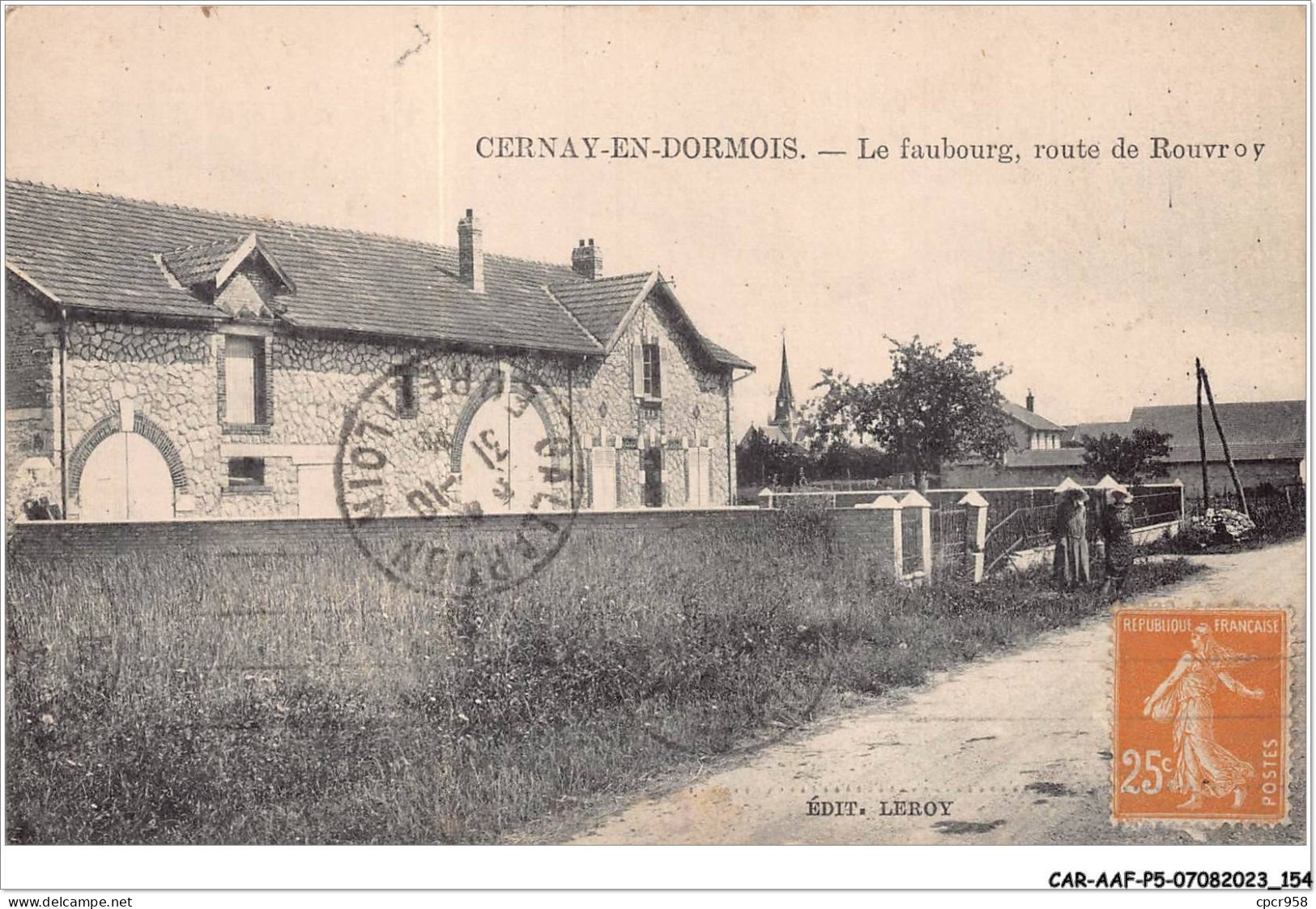 CAR-AAFP5-51-0448 - CERNAY-EN-DORMOIS - Le Faubourg - Route De Rouvroy - Other & Unclassified