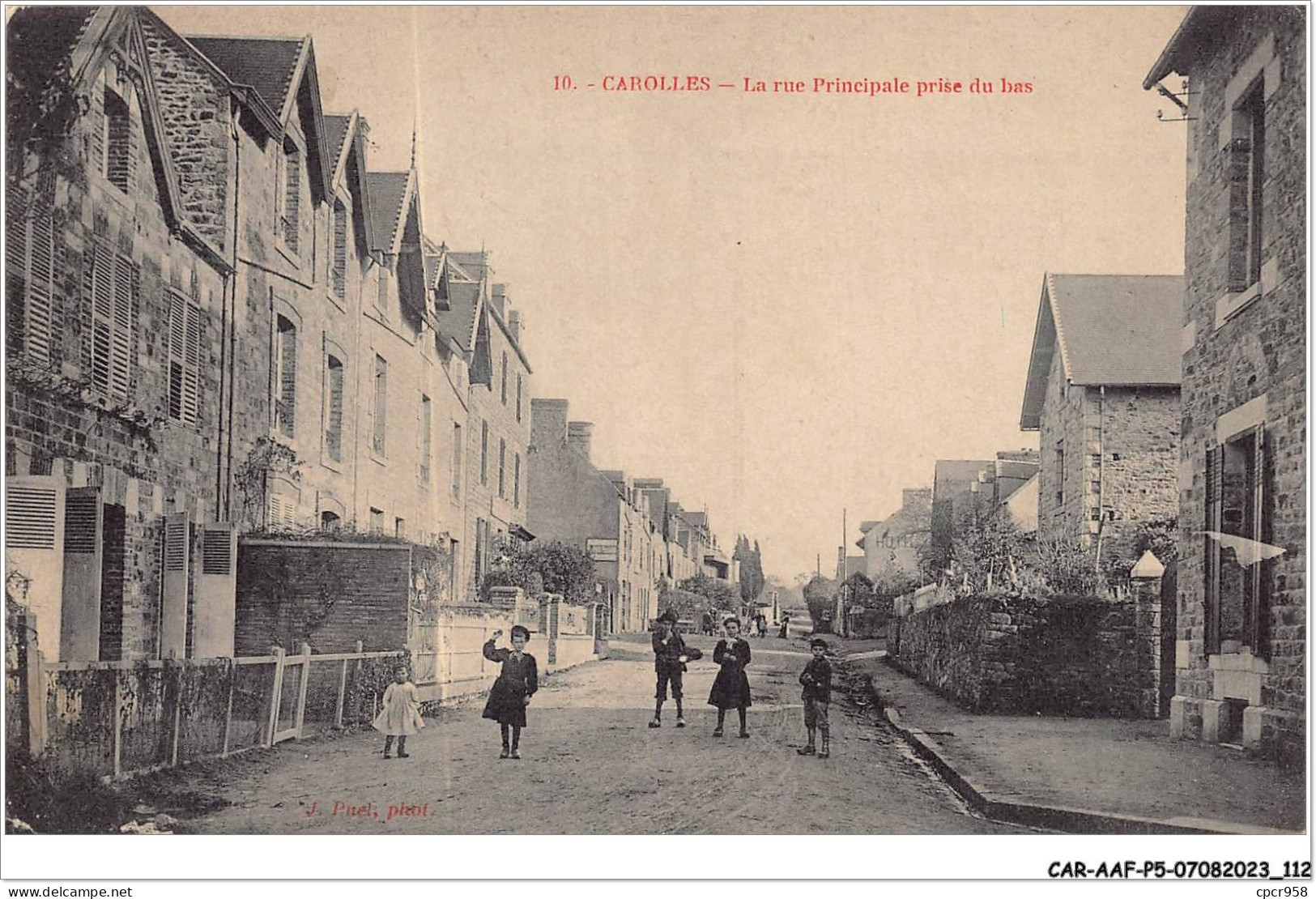 CAR-AAFP5-50-0427 - CAROLLES - La Rue Principale Prise Du Bas - Other & Unclassified