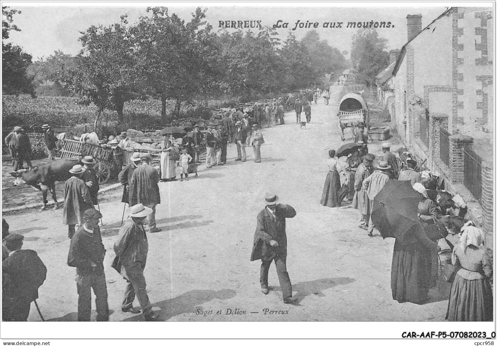 CAR-AAFP5-42-0371 - PERREUX - La Foire Aux Moutons - Agriculture - Sonstige & Ohne Zuordnung