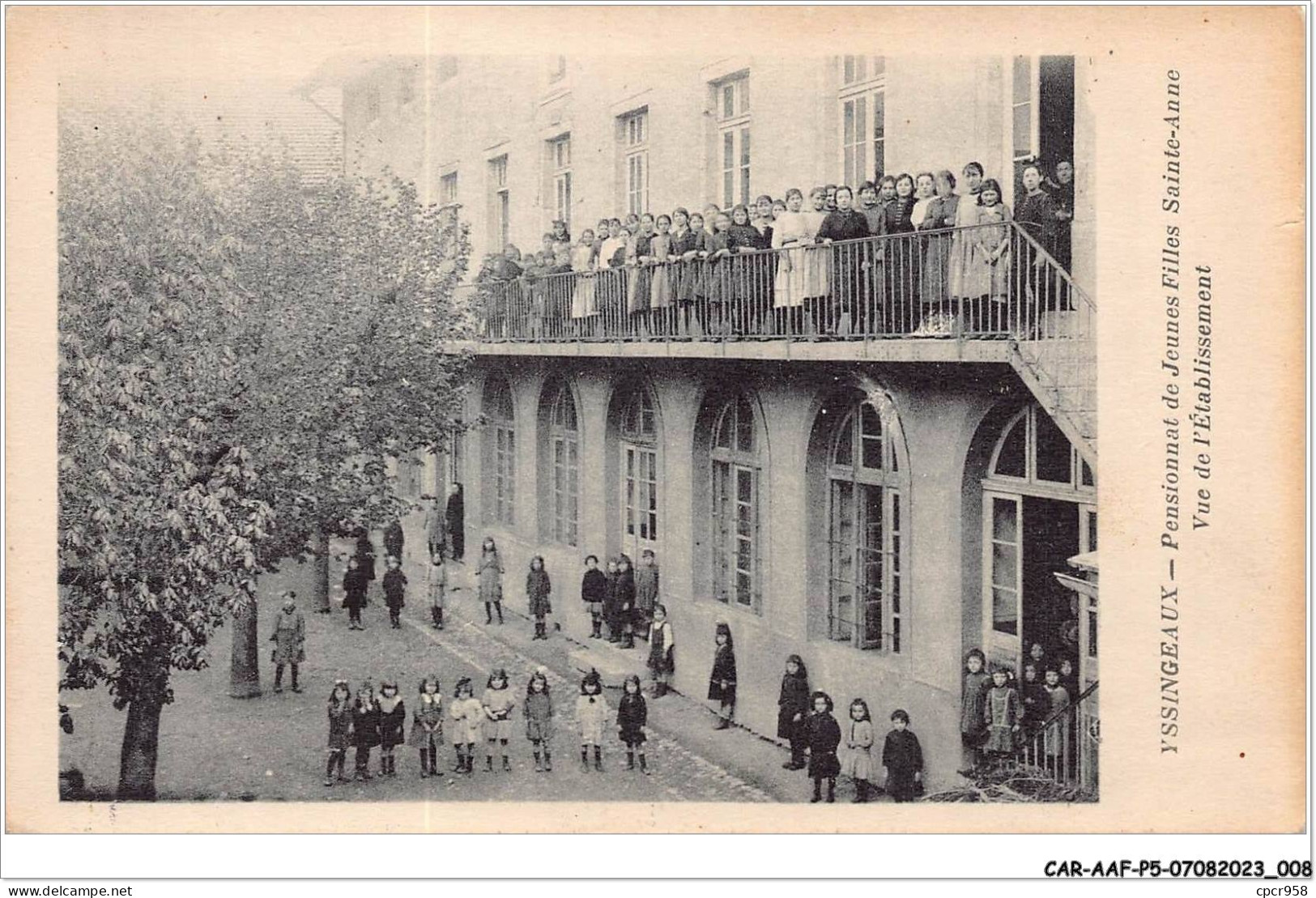 CAR-AAFP5-43-0375 - YSSINGEAUX - Pensionnat De Jeunes Filles Sainte-anne - Vue De L'établissement - Yssingeaux