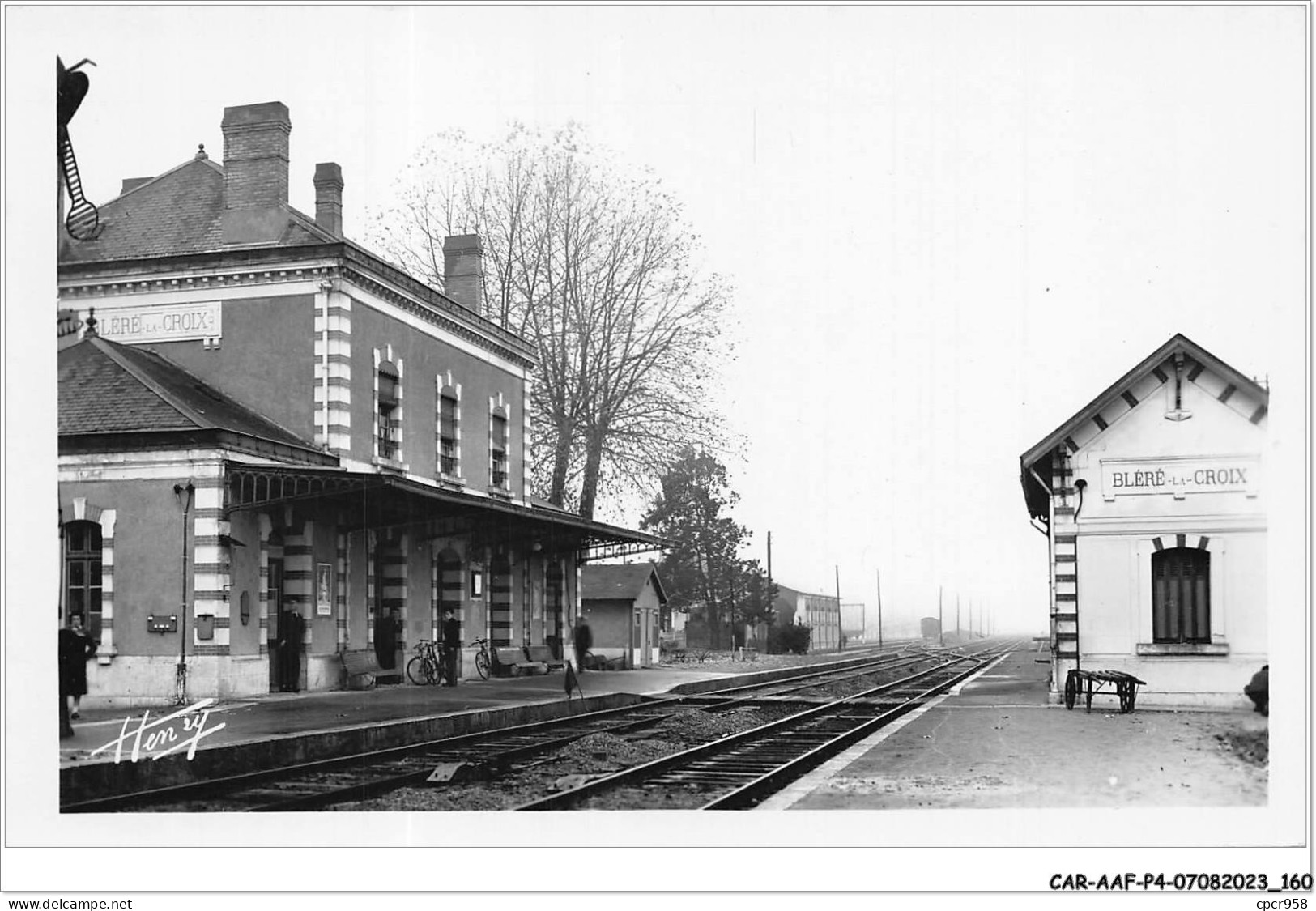 CAR-AAFP4-37-0355 - La Croix En Touraine - Gare Bléré La Croix - Other & Unclassified