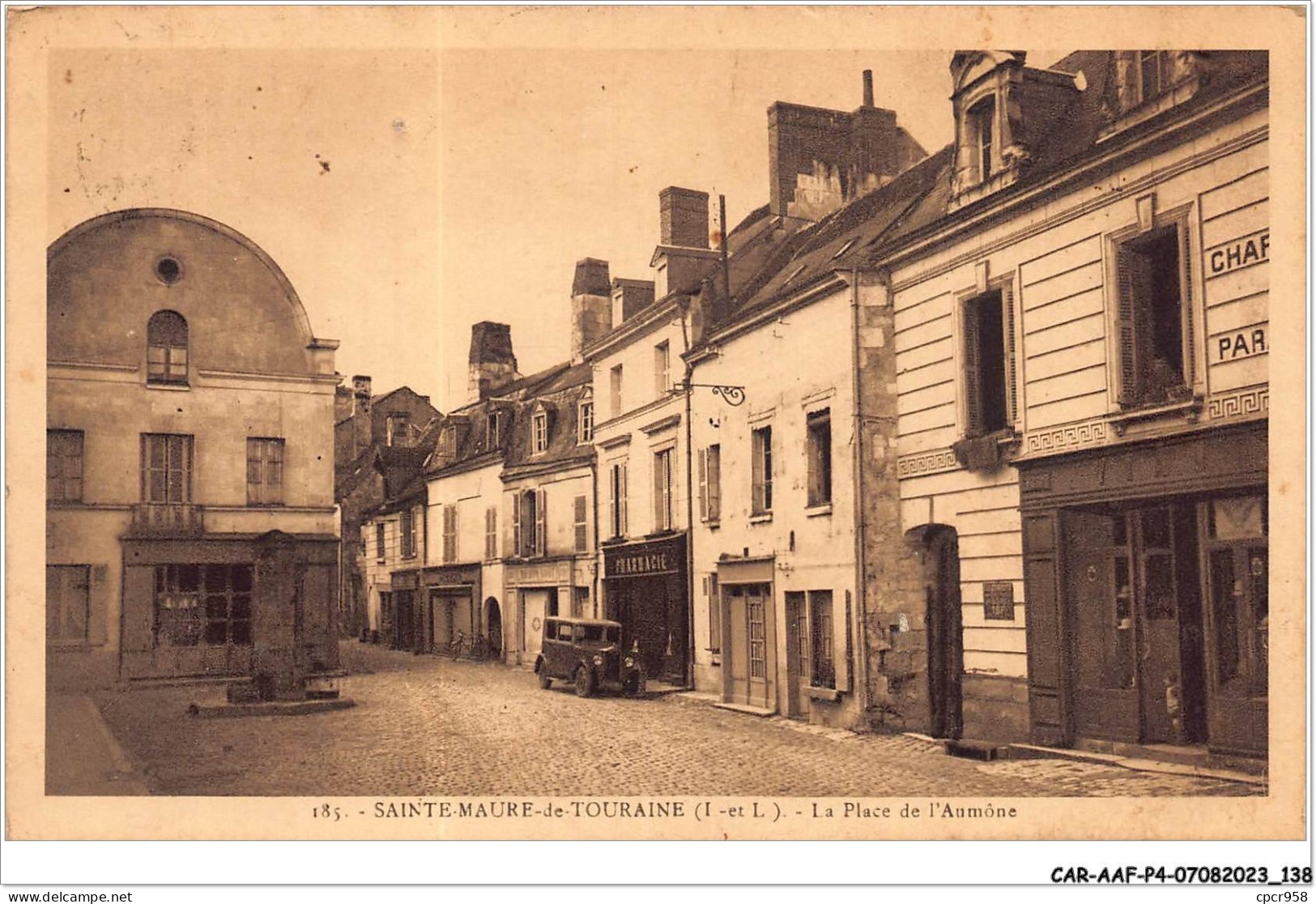 CAR-AAFP4-37-0344 - SAINTE-MAURE-de-TOURAINE - La Place De L'aumône - Andere & Zonder Classificatie