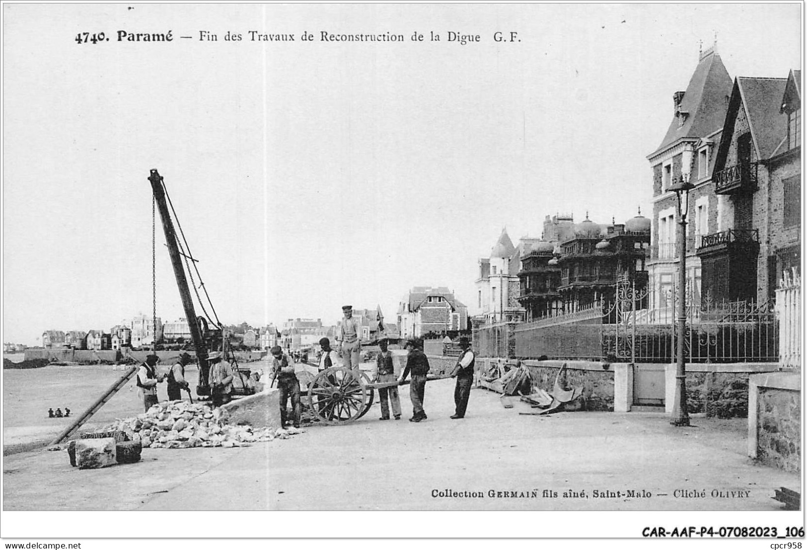 CAR-AAFP4-35-0328 - PARAME - Fin Des Travaux De Reconstruction De La Digue - Parame