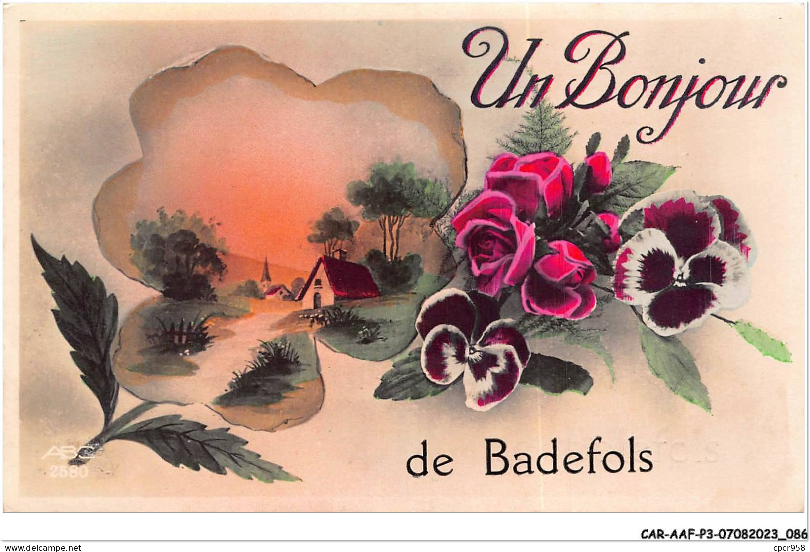 CAR-AAFP3-24-0232 - Un Bonjour De BADEFOLS - Fleurs - Other & Unclassified