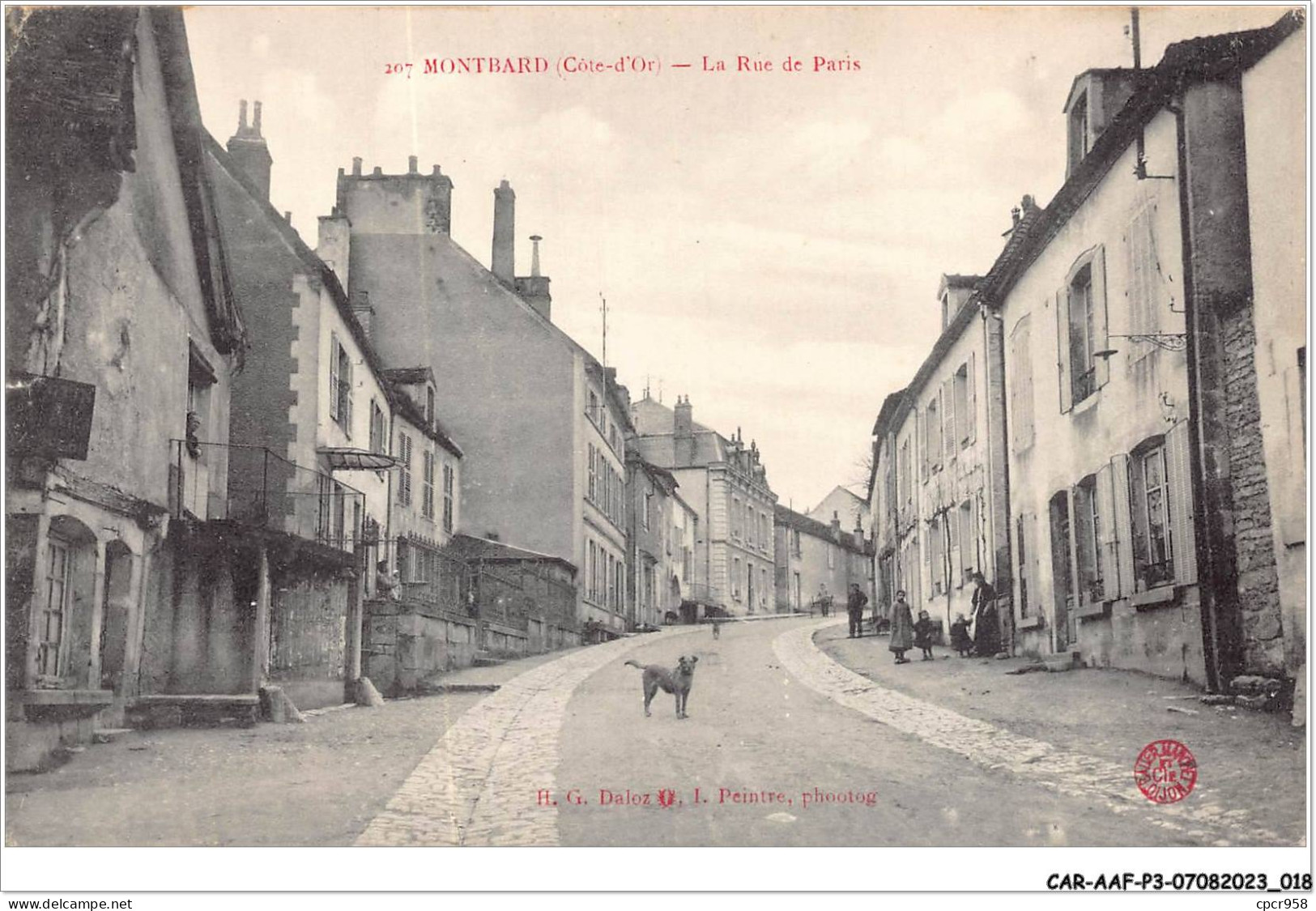 CAR-AAFP3-21-0198 - MONTBARD - La Rue De Paris - Montbard