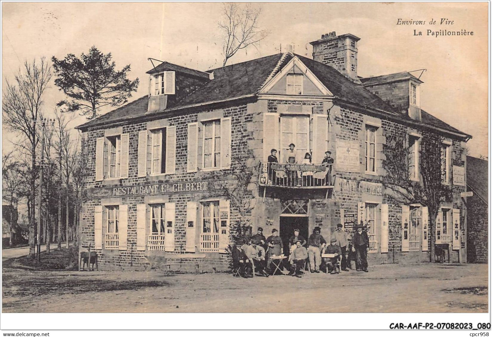 CAR-AAFP2-14-0134 - Environs De VIRE - La Papillonnière - Restaurant E. Gilbert - Vire