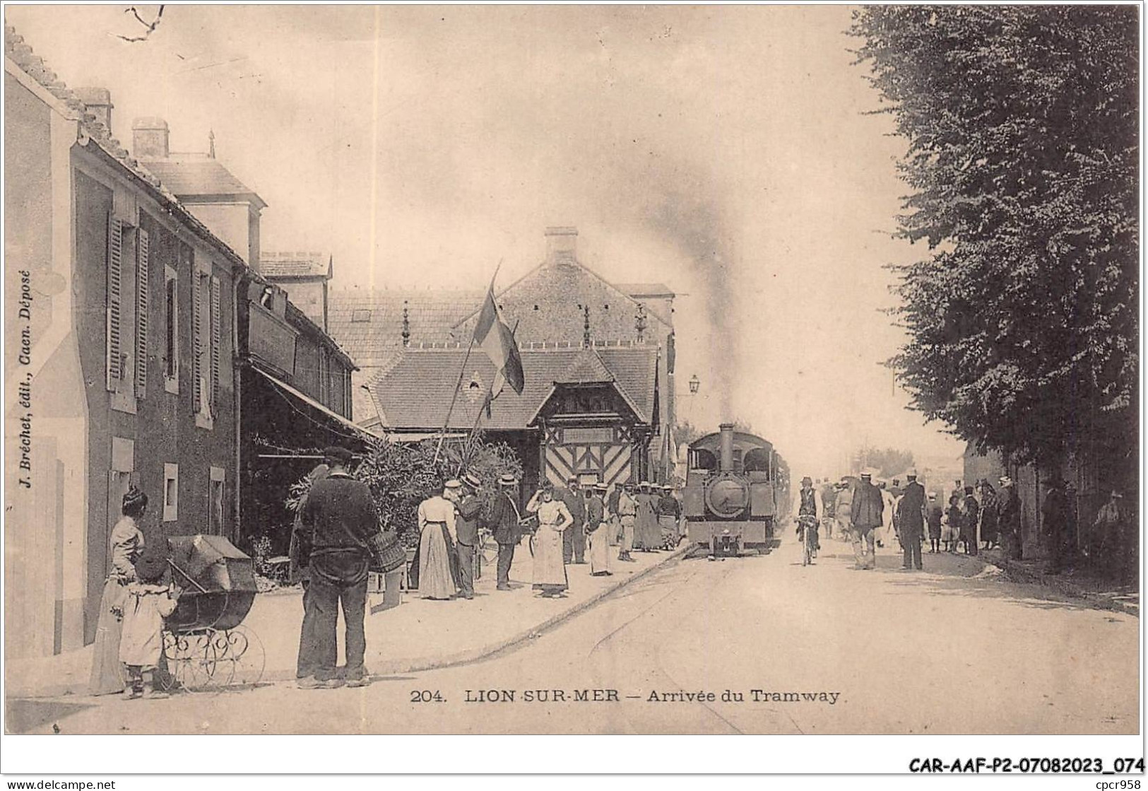 CAR-AAFP2-14-0131 - LION-SUR-MER - Arrivée Du Tramway - Andere & Zonder Classificatie