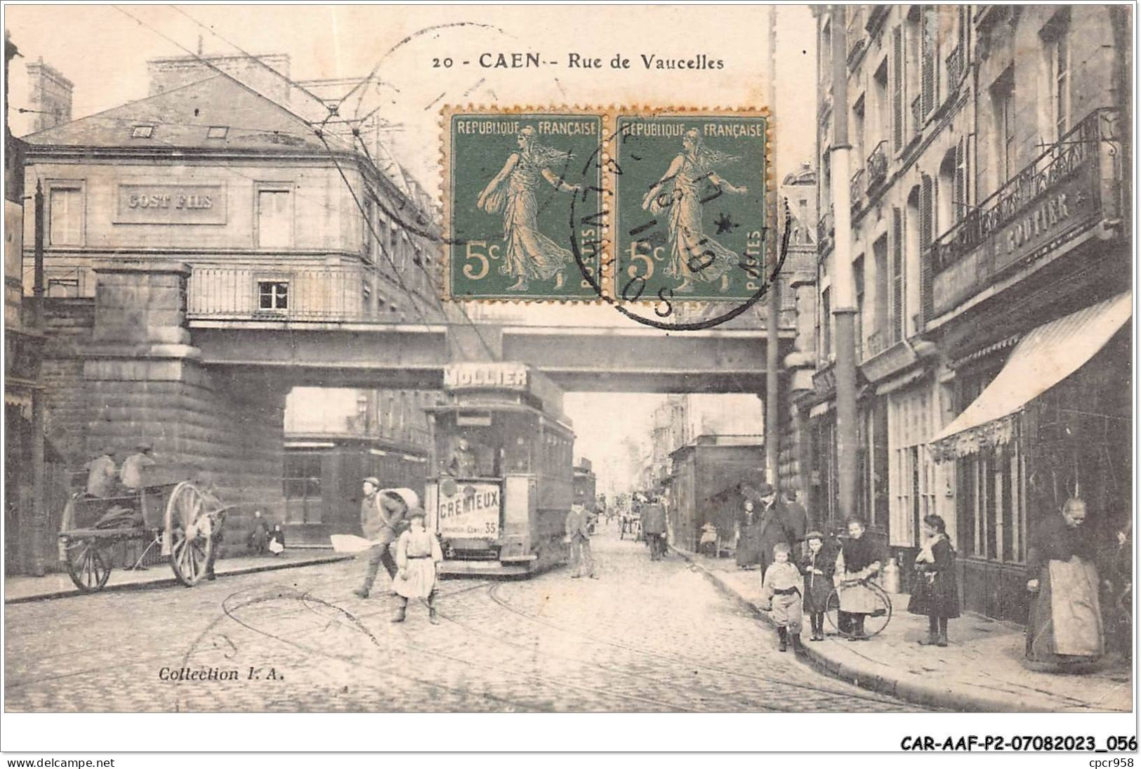 CAR-AAFP2-14-0122 - CAEN - Rue De Vaucelles - Tramway - Caen