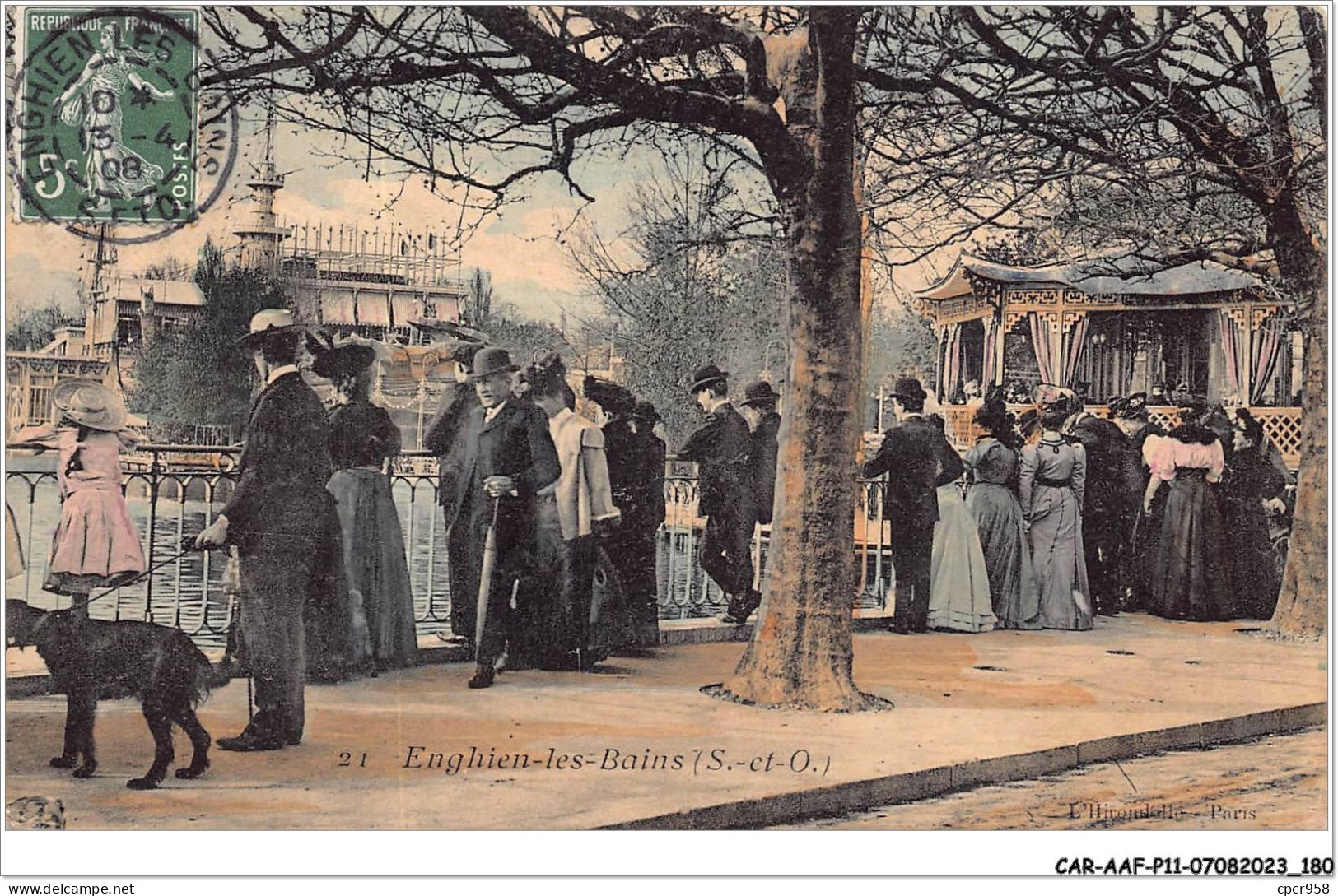 CAR-AAFP11-95-1021 - ENGHIEN-LES-BAINS - Au Bord Du Lac - Enghien Les Bains