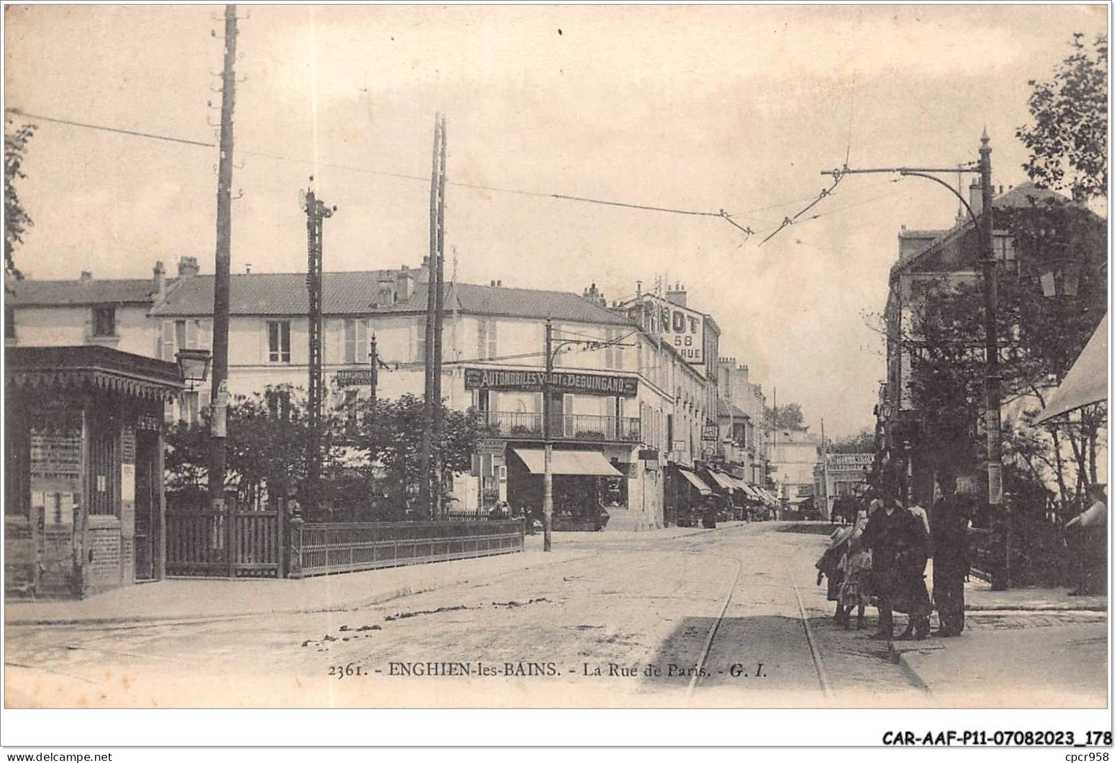 CAR-AAFP11-95-1020 - ENGHIEN-LES-BAINS - La Rue De Paris - Enghien Les Bains