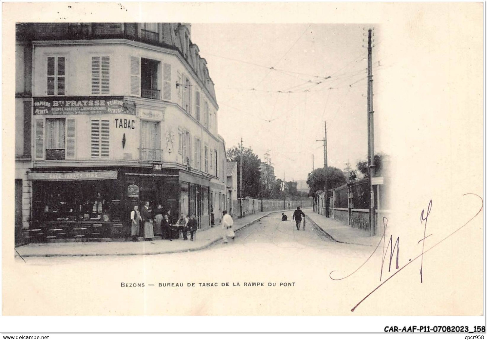 CAR-AAFP11-95-1010 - BEZONS - Bureau De Tabac De La Rampe Du Pont  - Bezons