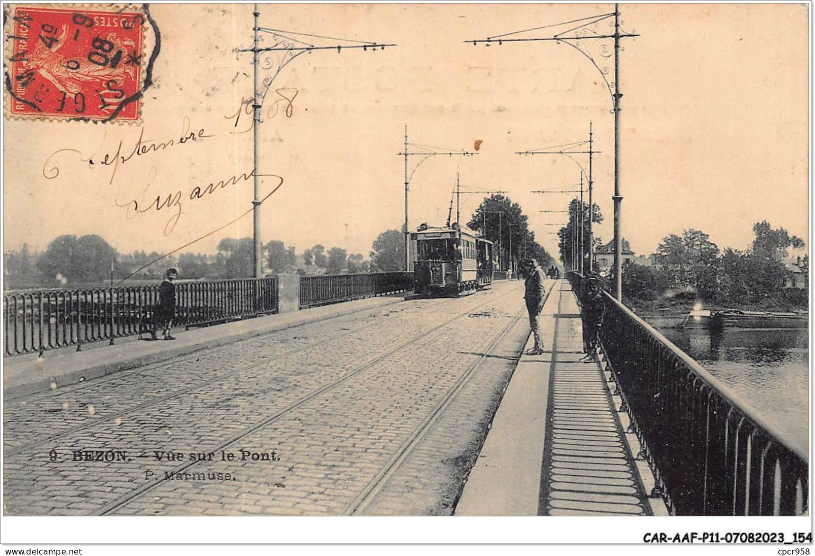 CAR-AAFP11-95-1008 - BEZON - Vue Sur Le Pont - Bezons