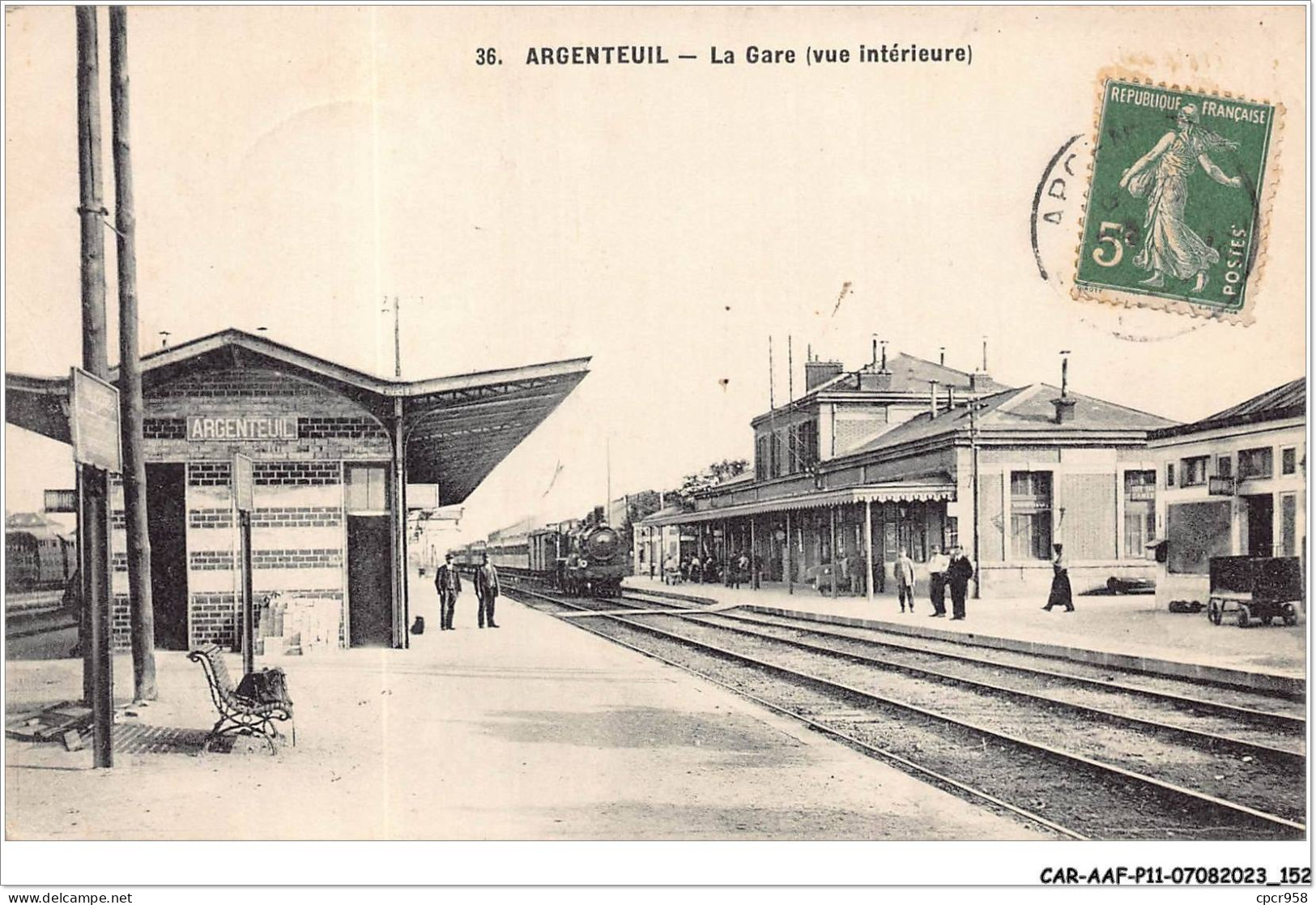 CAR-AAFP11-95-1007 - ARGENTEUIL - La Gare - Train - Argenteuil