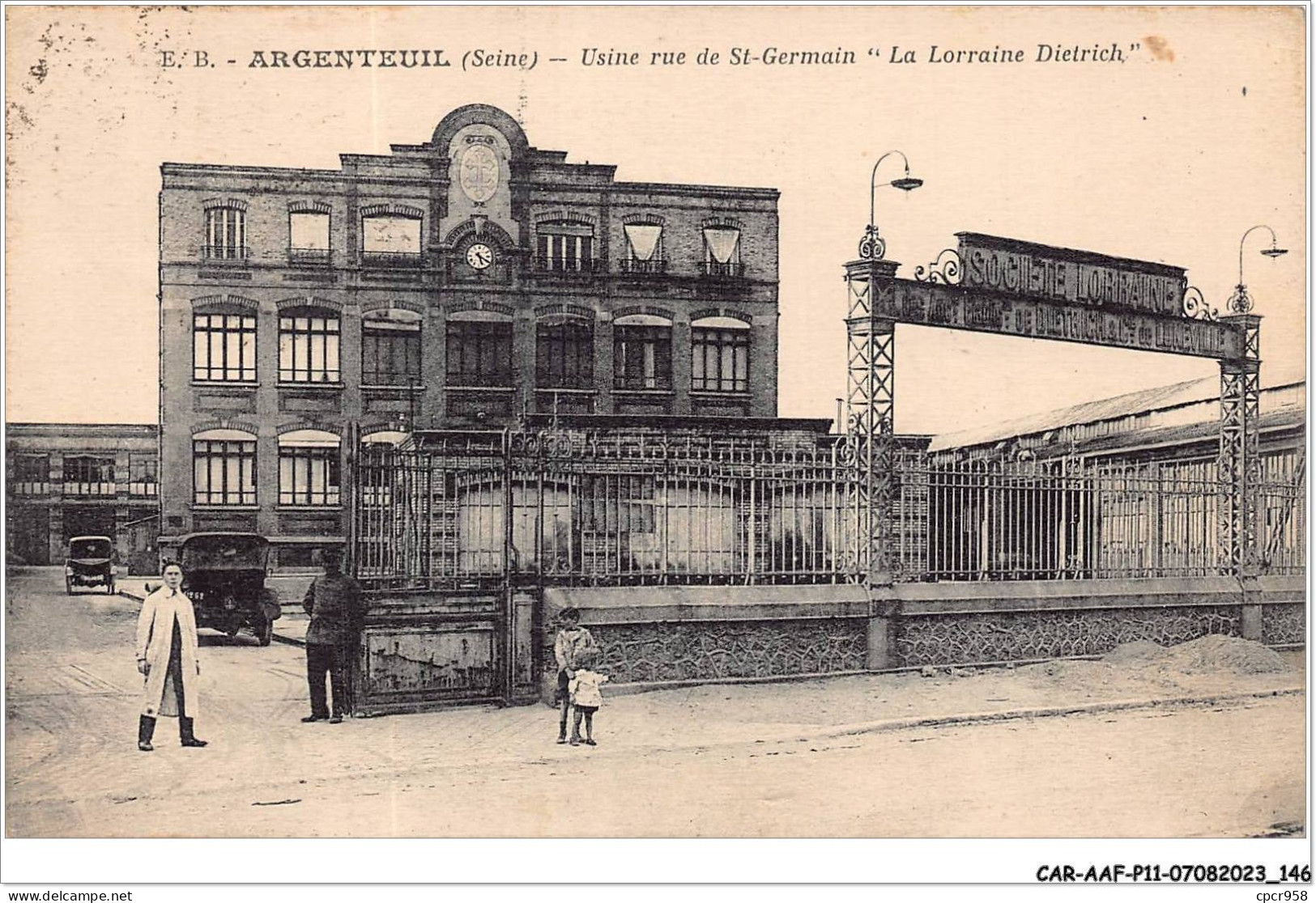 CAR-AAFP11-95-1004 - ARGENTEUIL - Usine Rue De Saint-germain - La Lorraine Dietrich - Argenteuil