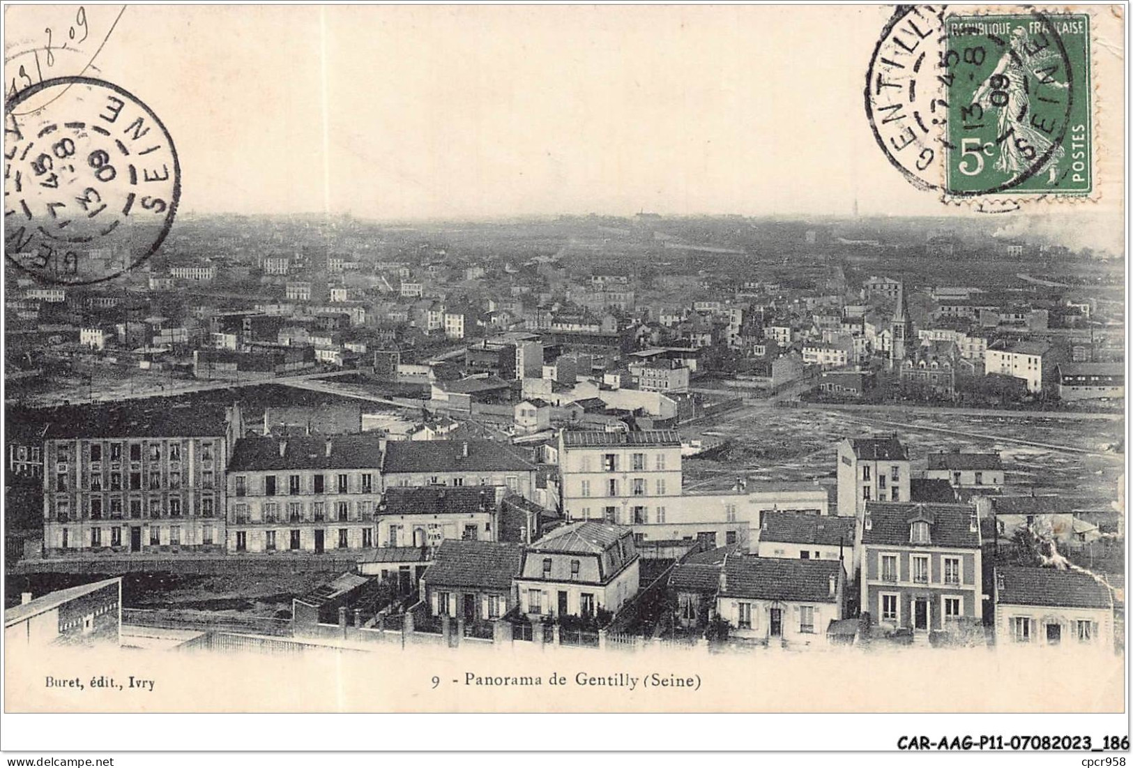 CAR-AAGP11-94-1090 - GENTILLY - Panorama - Carte Vendue En L'etat - Gentilly