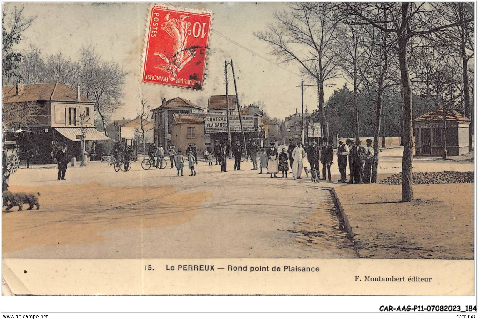 CAR-AAGP11-94-1089 - LE PERREUX - Rond Point De Plaisance - Carte Vendue En L'etat - Le Perreux Sur Marne