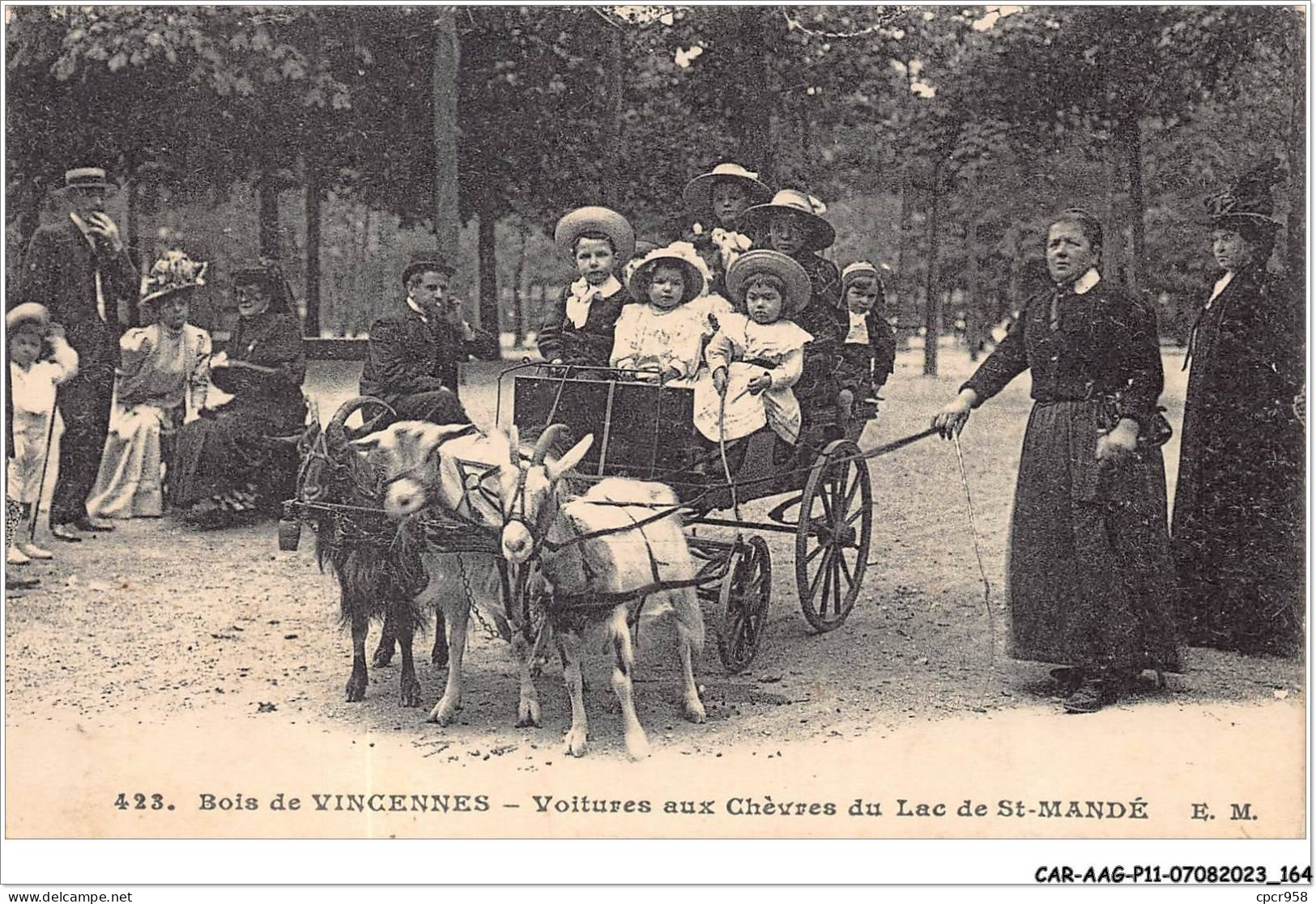 CAR-AAGP11-94-1079 - Bois De VINCENNES - Voitures Aux Chèvres Du Lac De St-Mandé - Vincennes